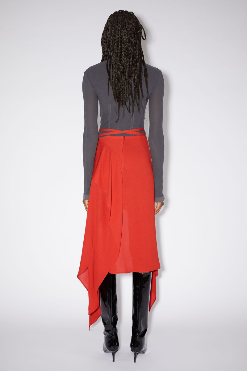 Draped skirt - Red 3