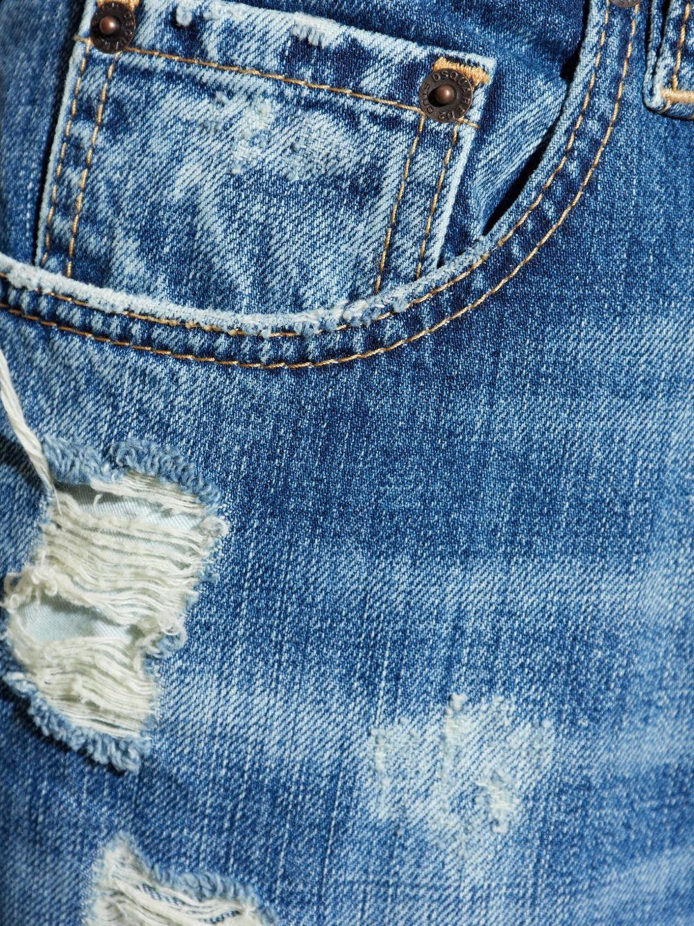 distressed-finish jeans - 5