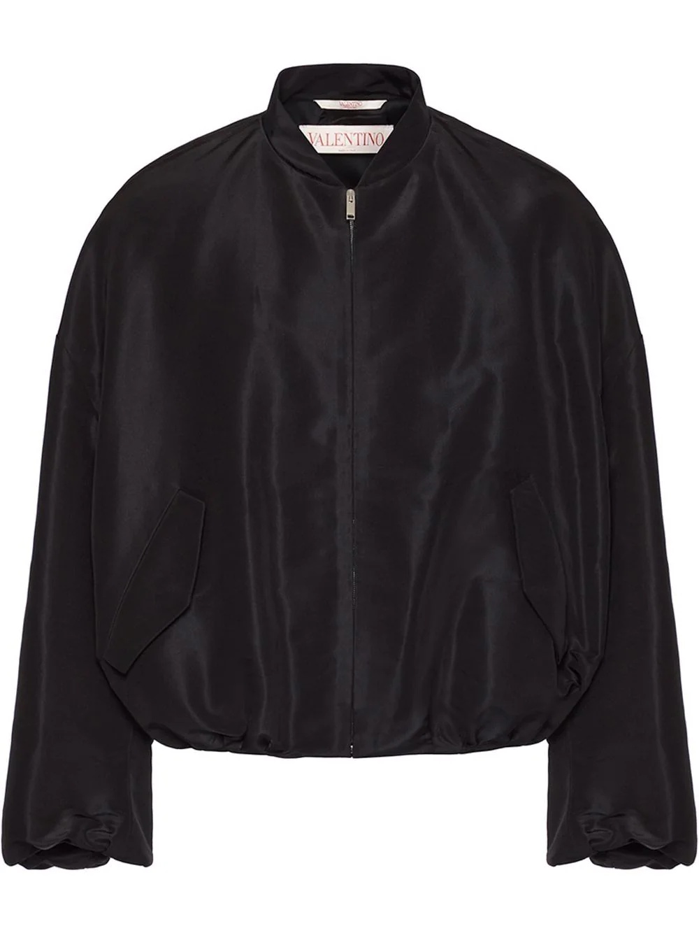 balloon sleeves bomber jacket - 1