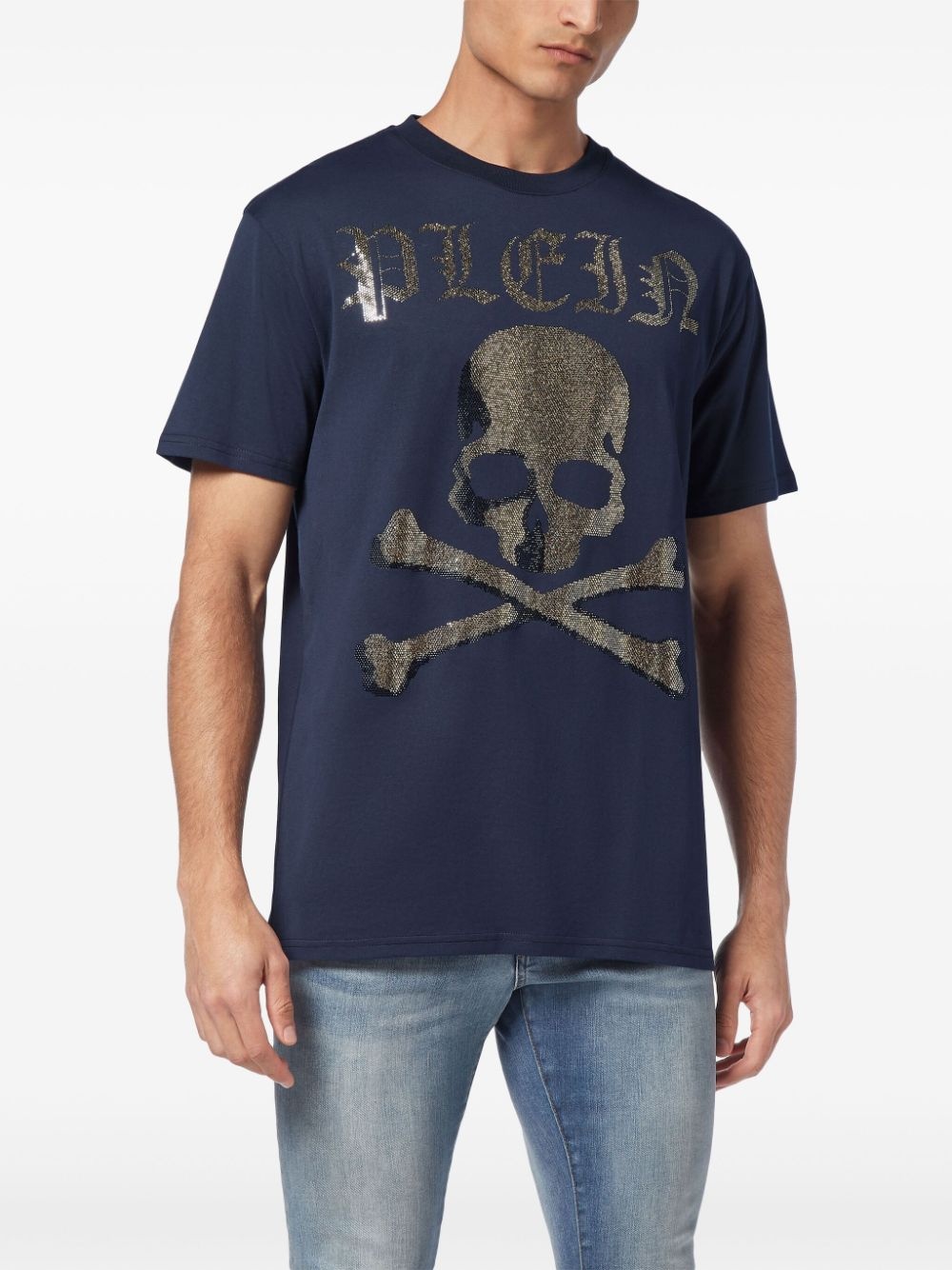 Strass Skull & Bones T-shirt - 2