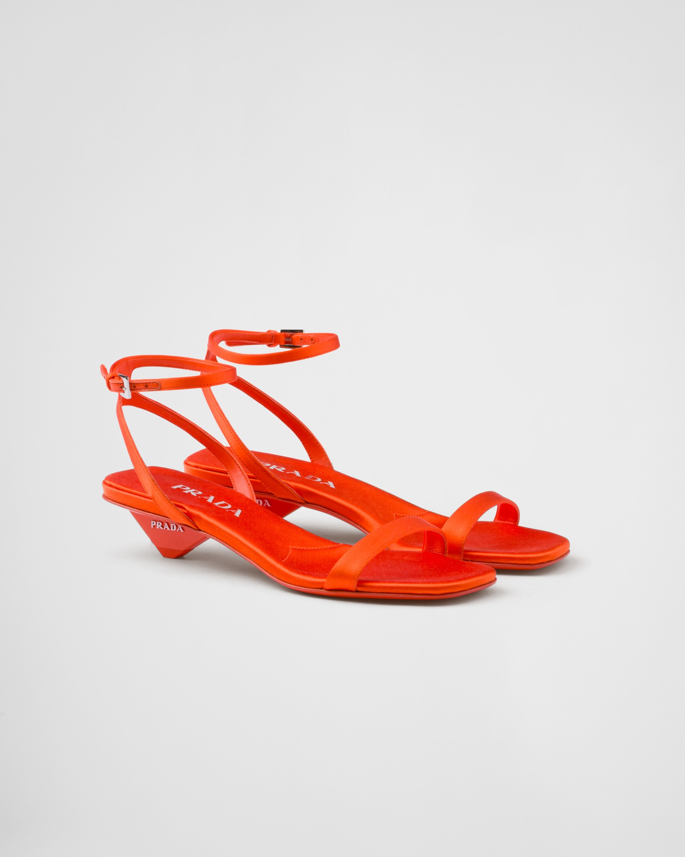 Satin sandals - 1