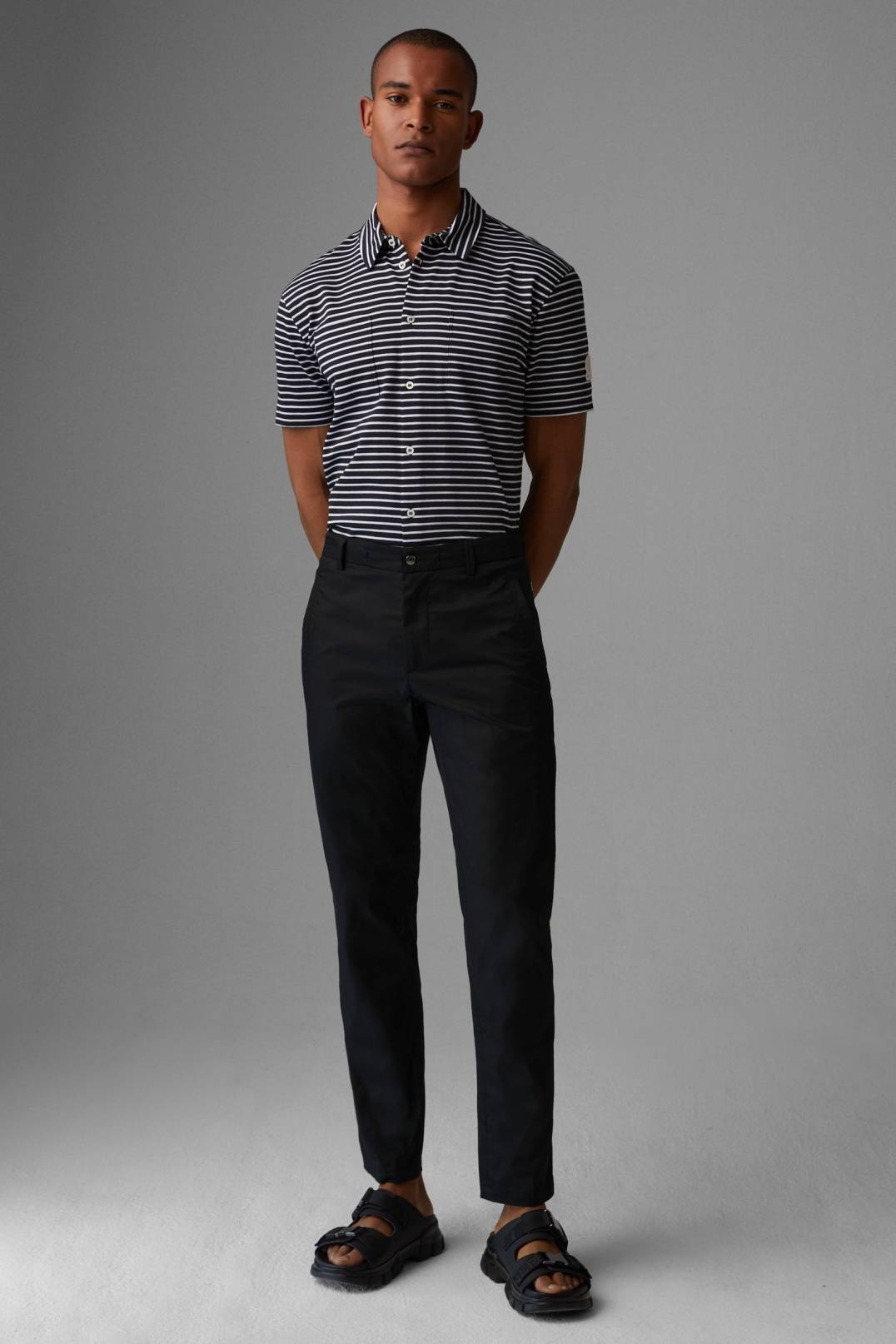 RILEY CHINOS IN BLACK - 4