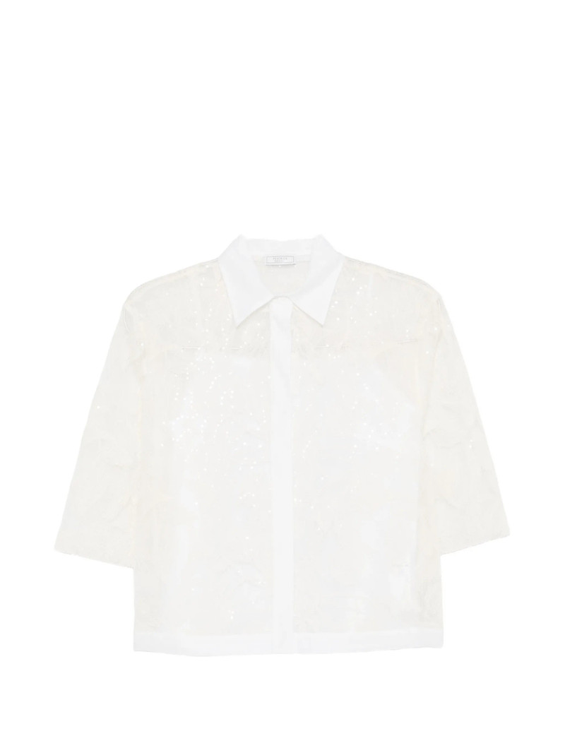 Peserico Sequin Button-up Shirt 1