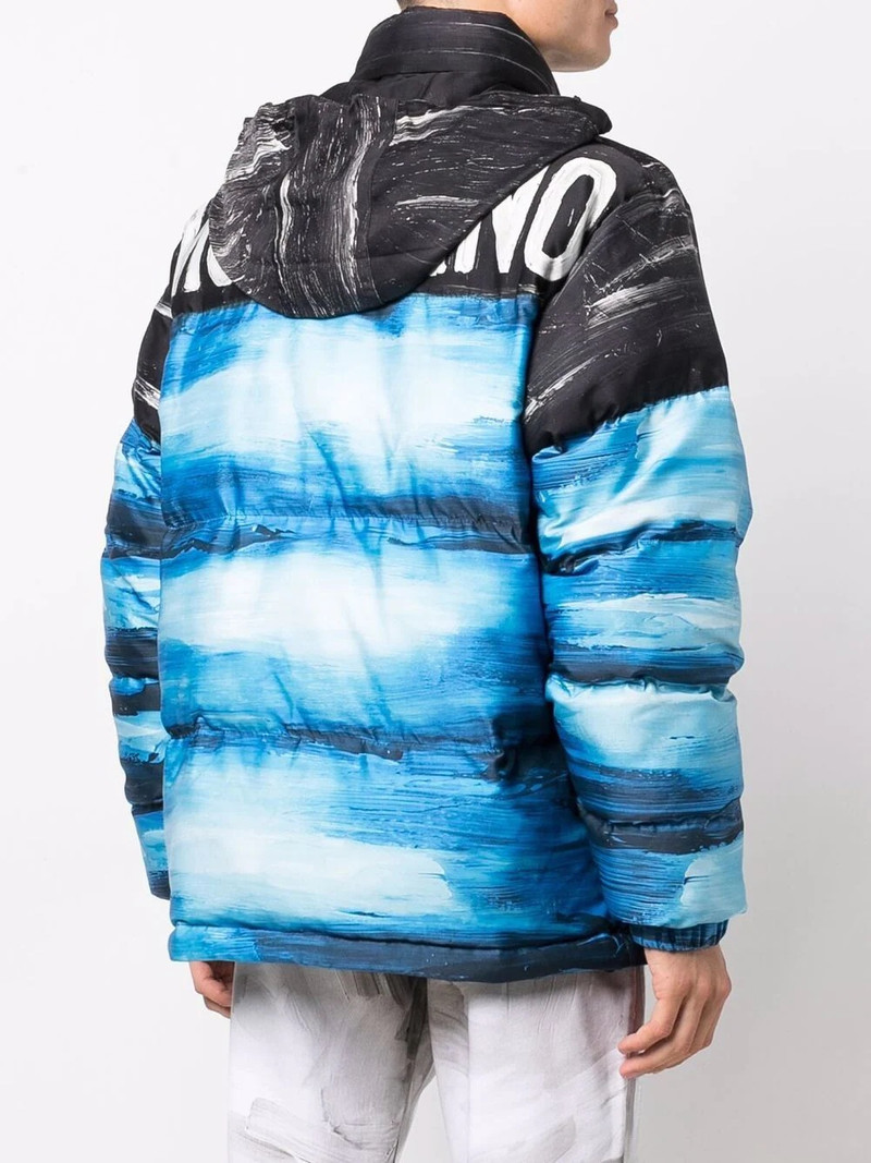 faded-effect logo coat 4