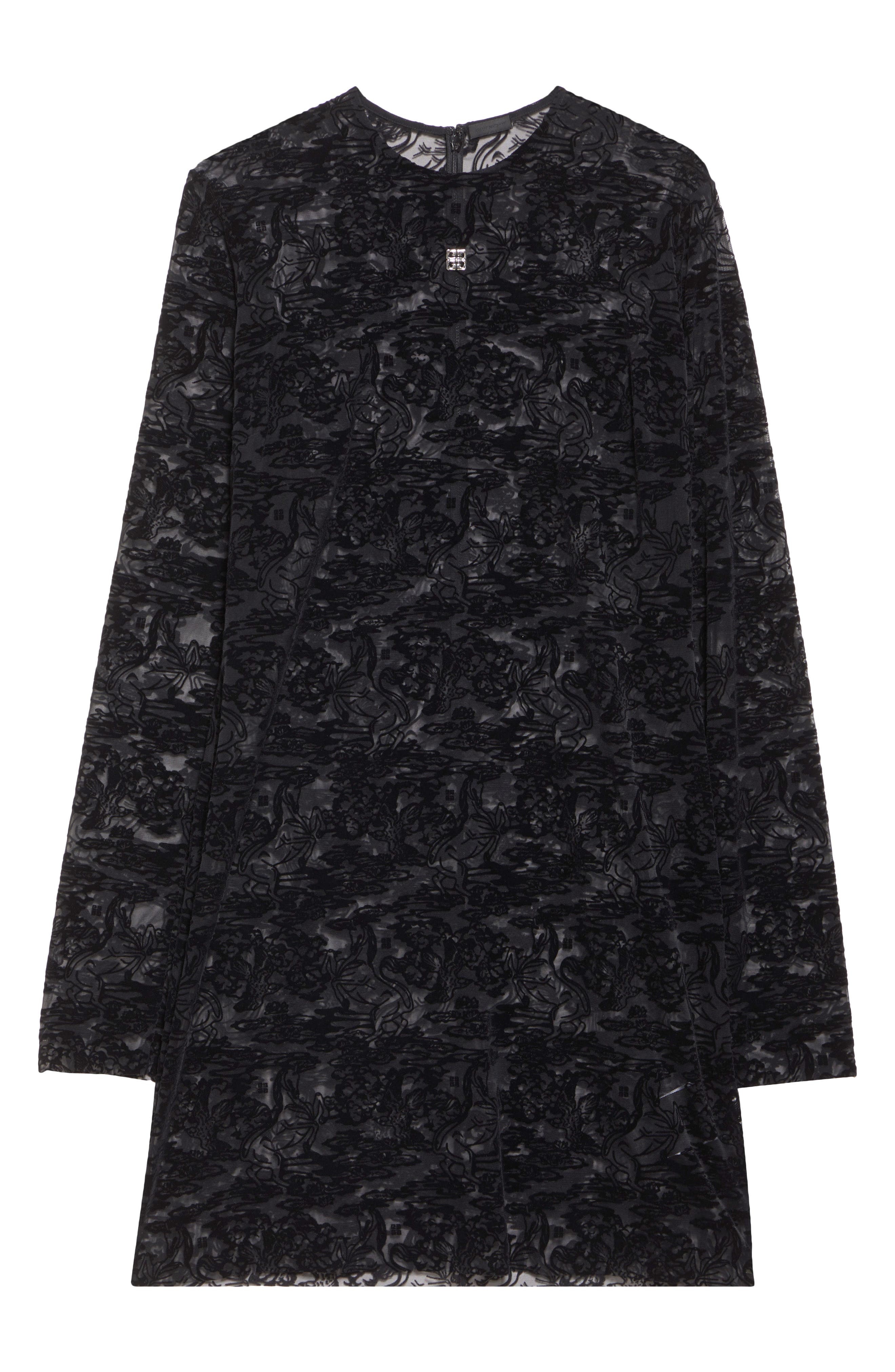 Givenchy Tattoo Print Long Sleeve in Black at Nordstrom - 5
