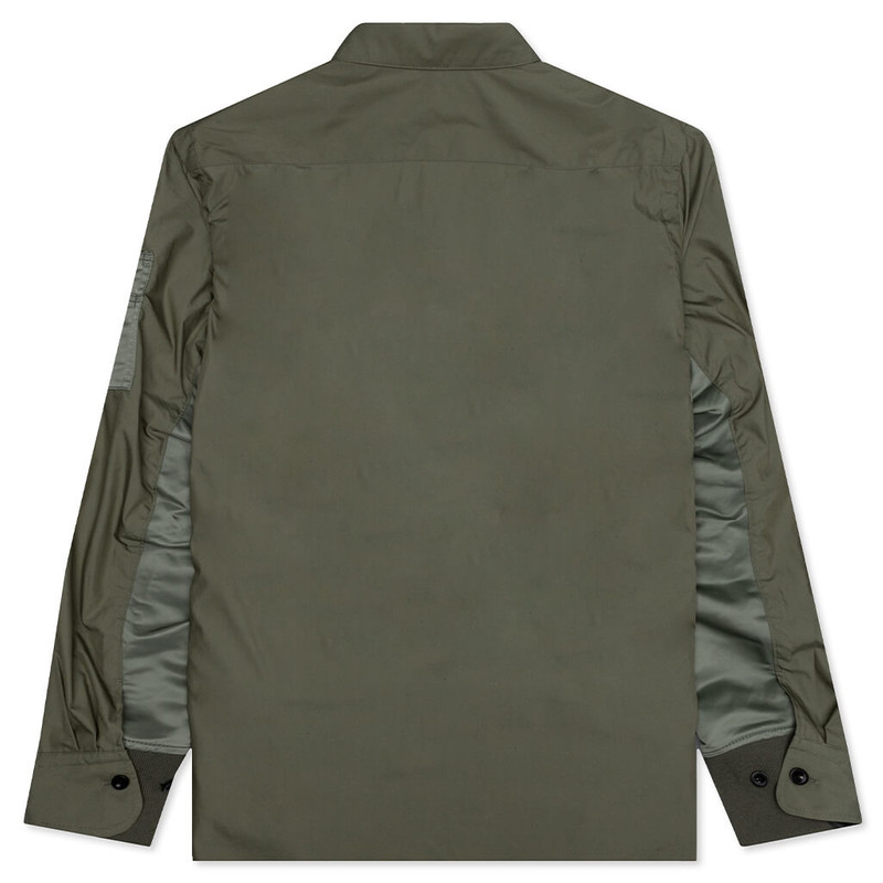 sacai SACAI COTTON WEATHER SHIRT - KHAKI outlook