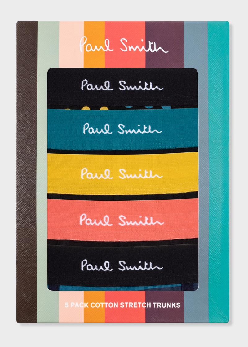 Paul Smith 'Artist Stripe' Mixed Boxer Briefs Five Pack outlook