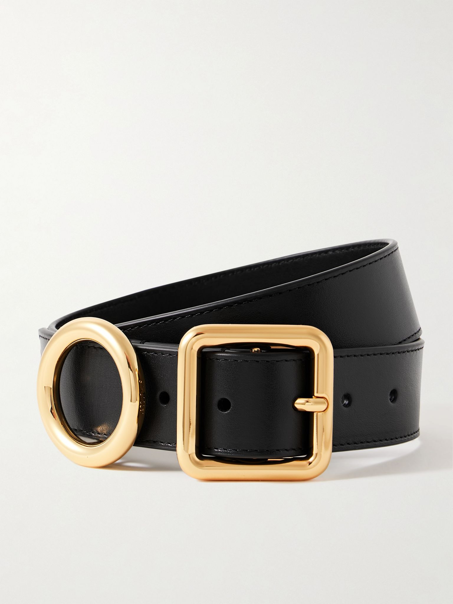 Regalo embellished leather belt Black - 1