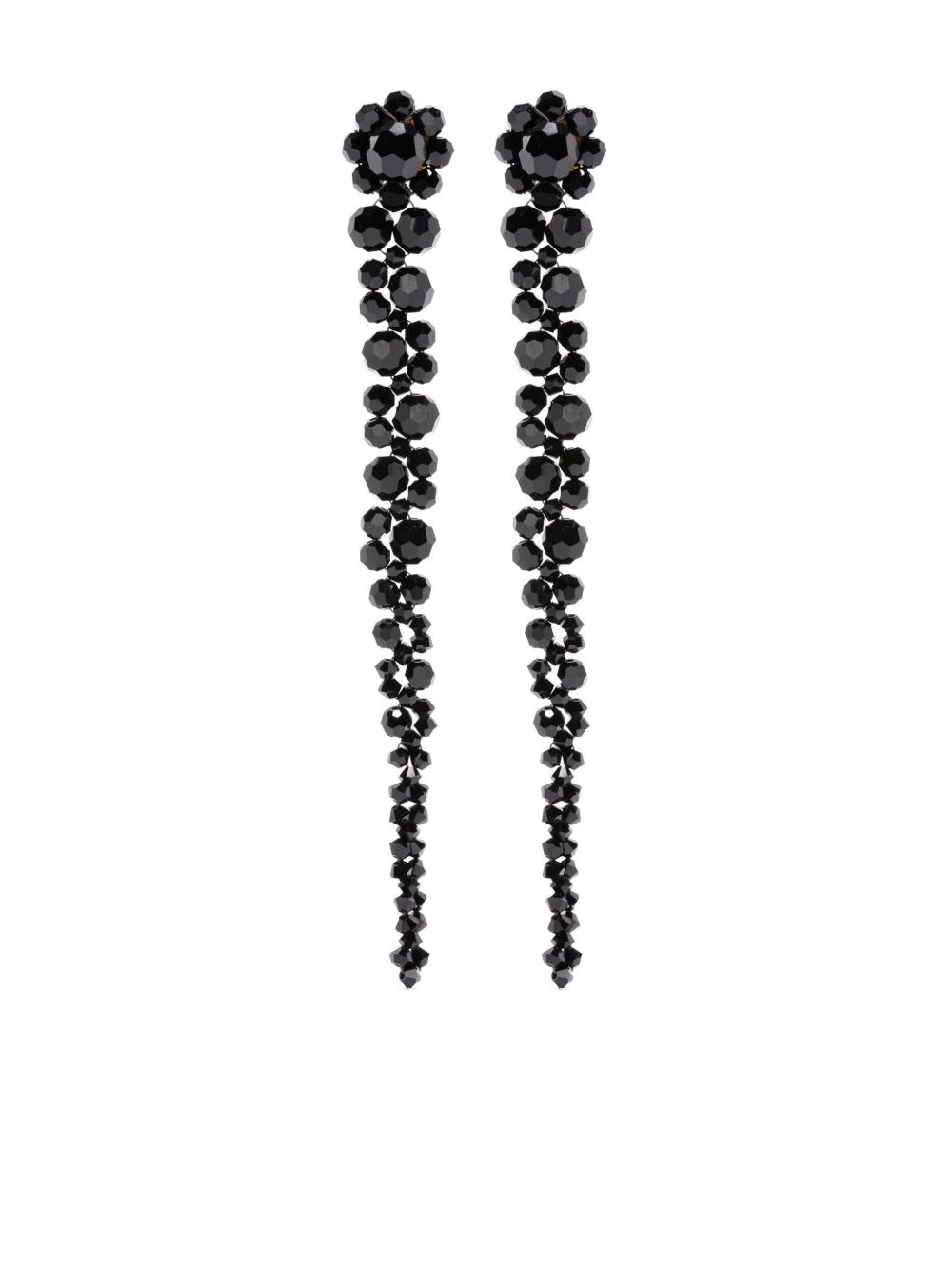 bead-embellished earrings - 1