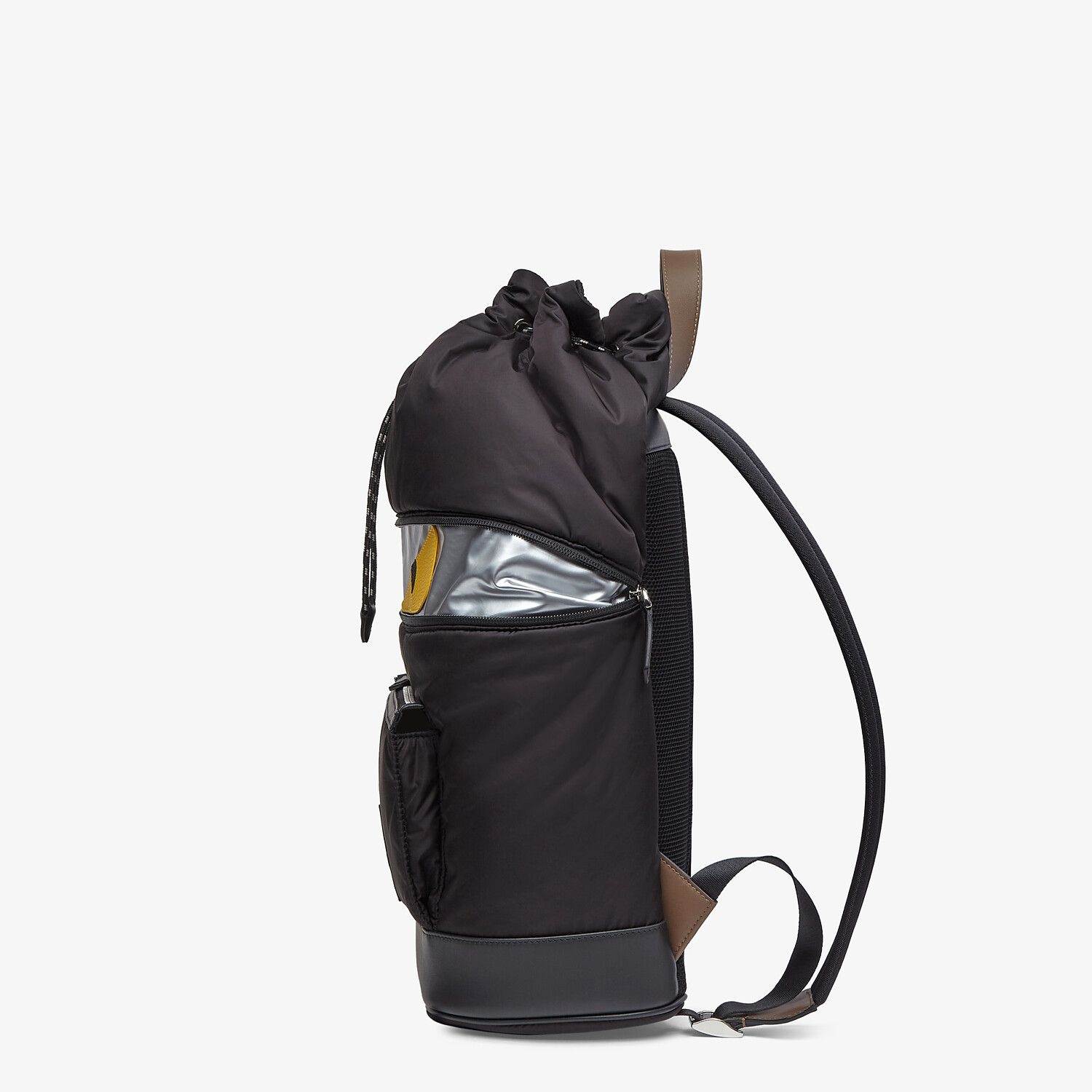 Black nylon backpack - 2