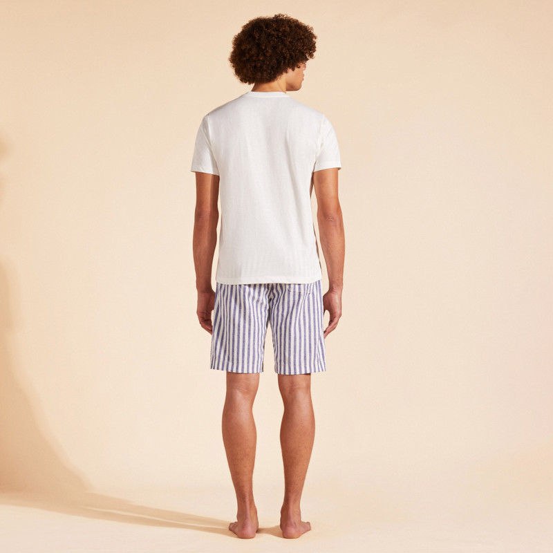 Men Cotton T-Shirt Sailing Boat From The Sky 4