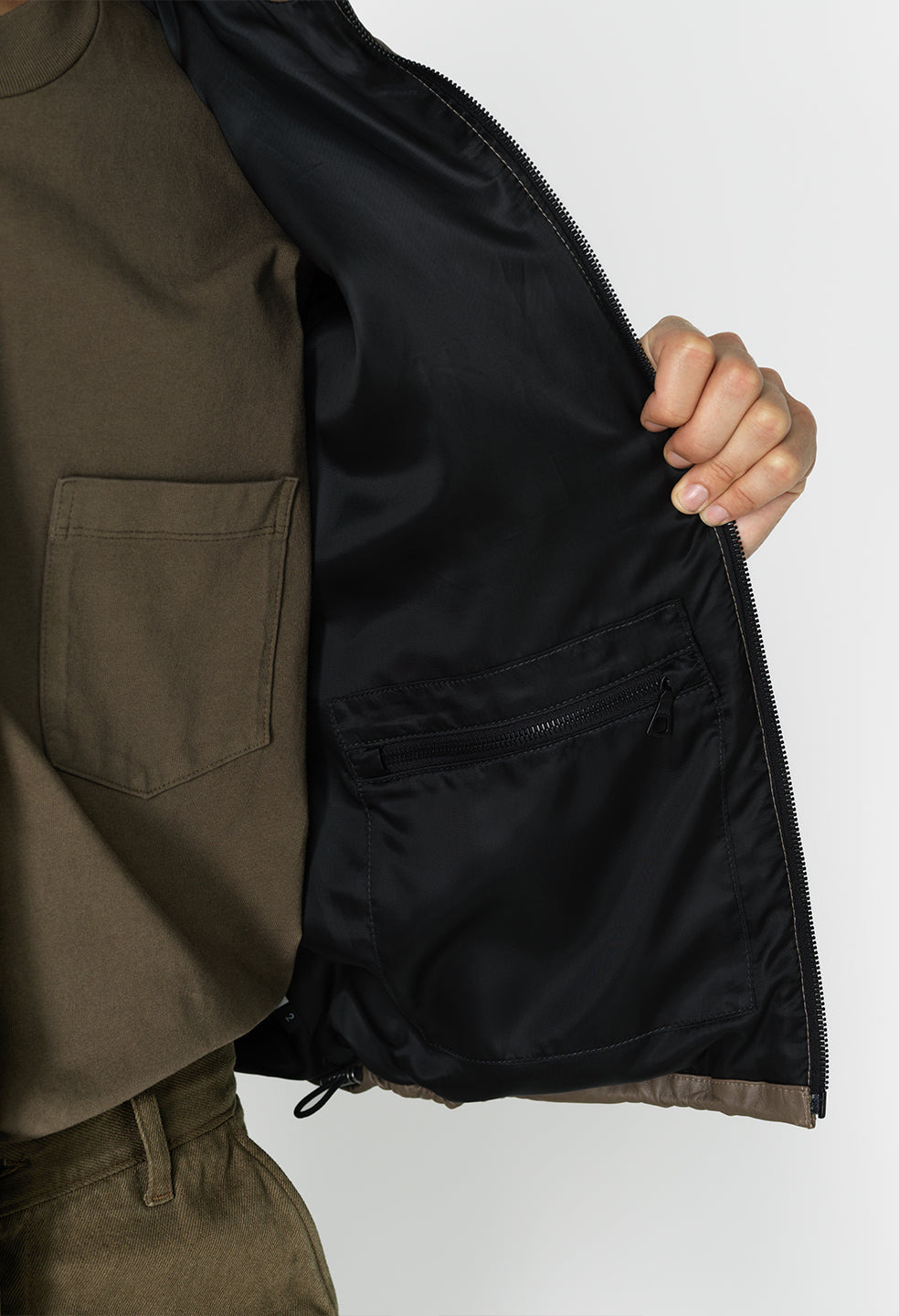 LEATHER PICO PUFFER - 7
