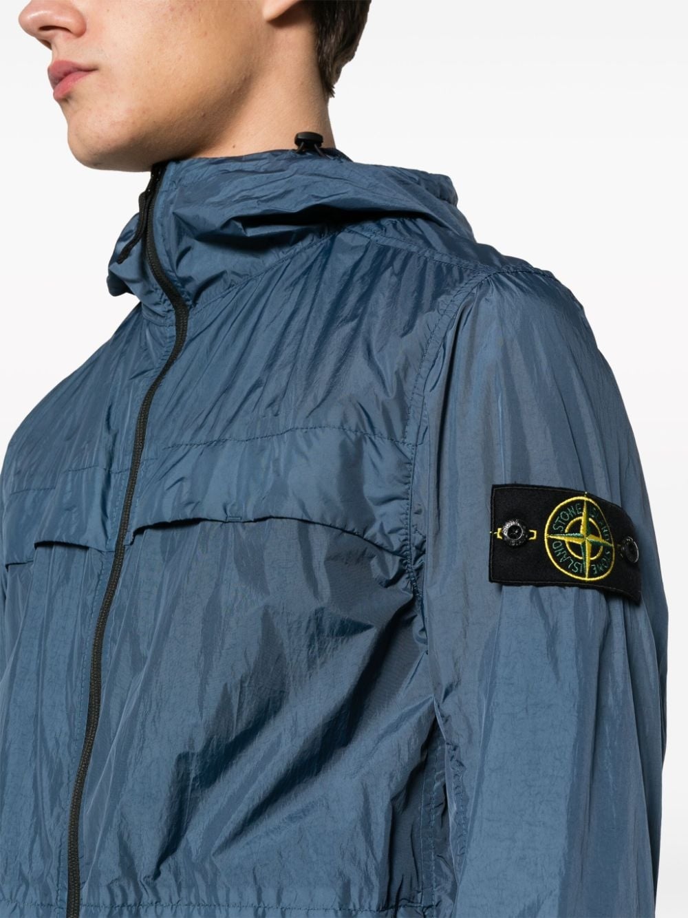 Compass-badge lightweight jacket - 5