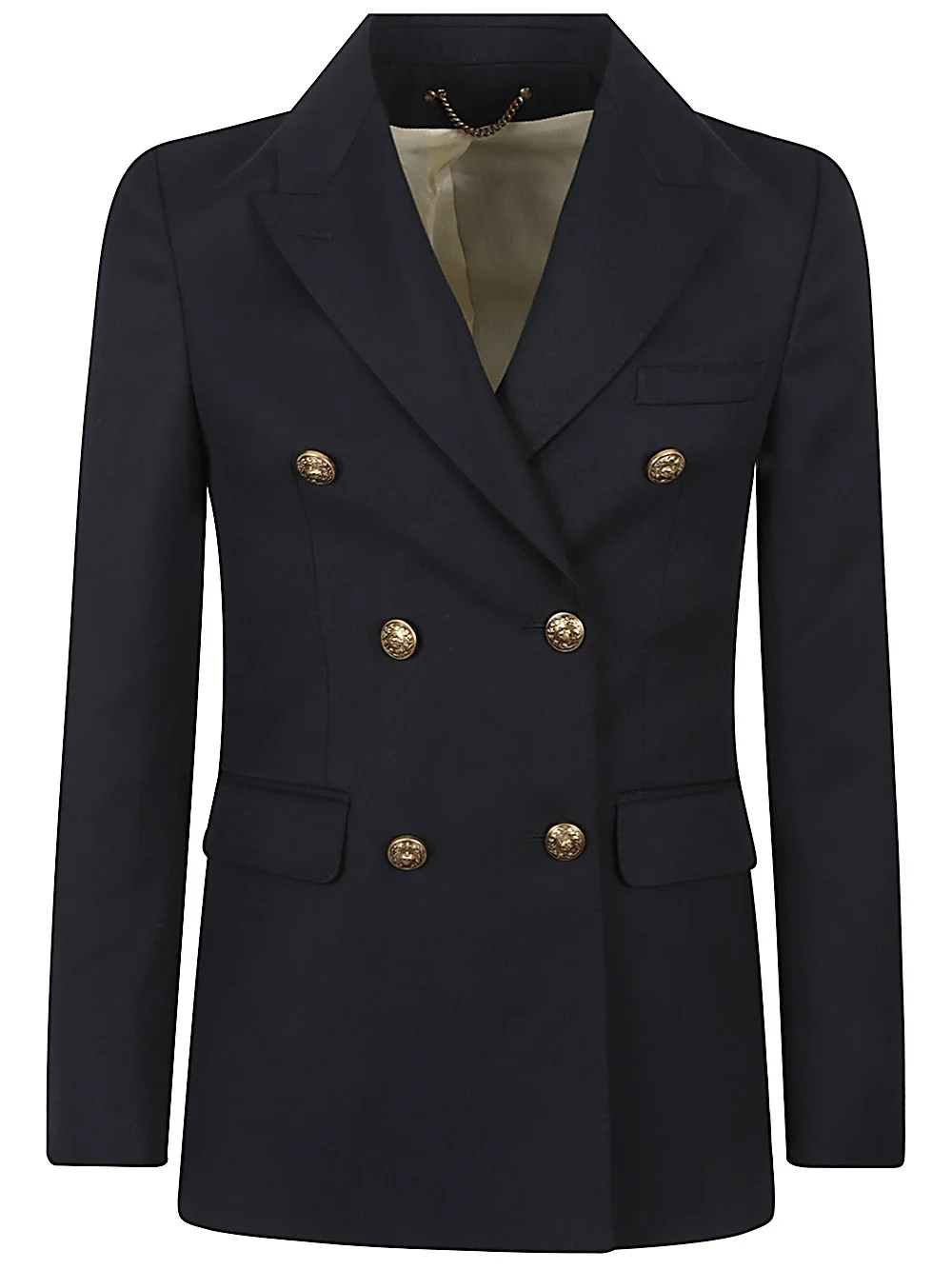 Wool double-breasted blazer jacket - 1