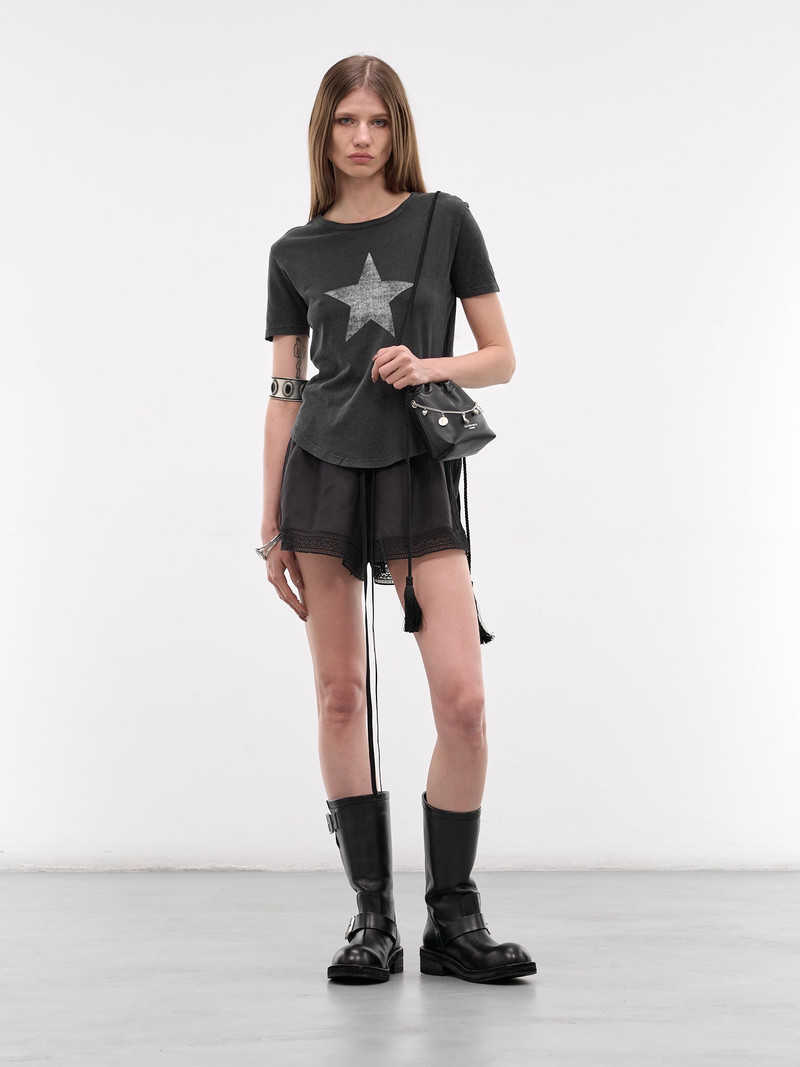Ann Demeulemeester Ante Black Silk Boxer Shorts outlook