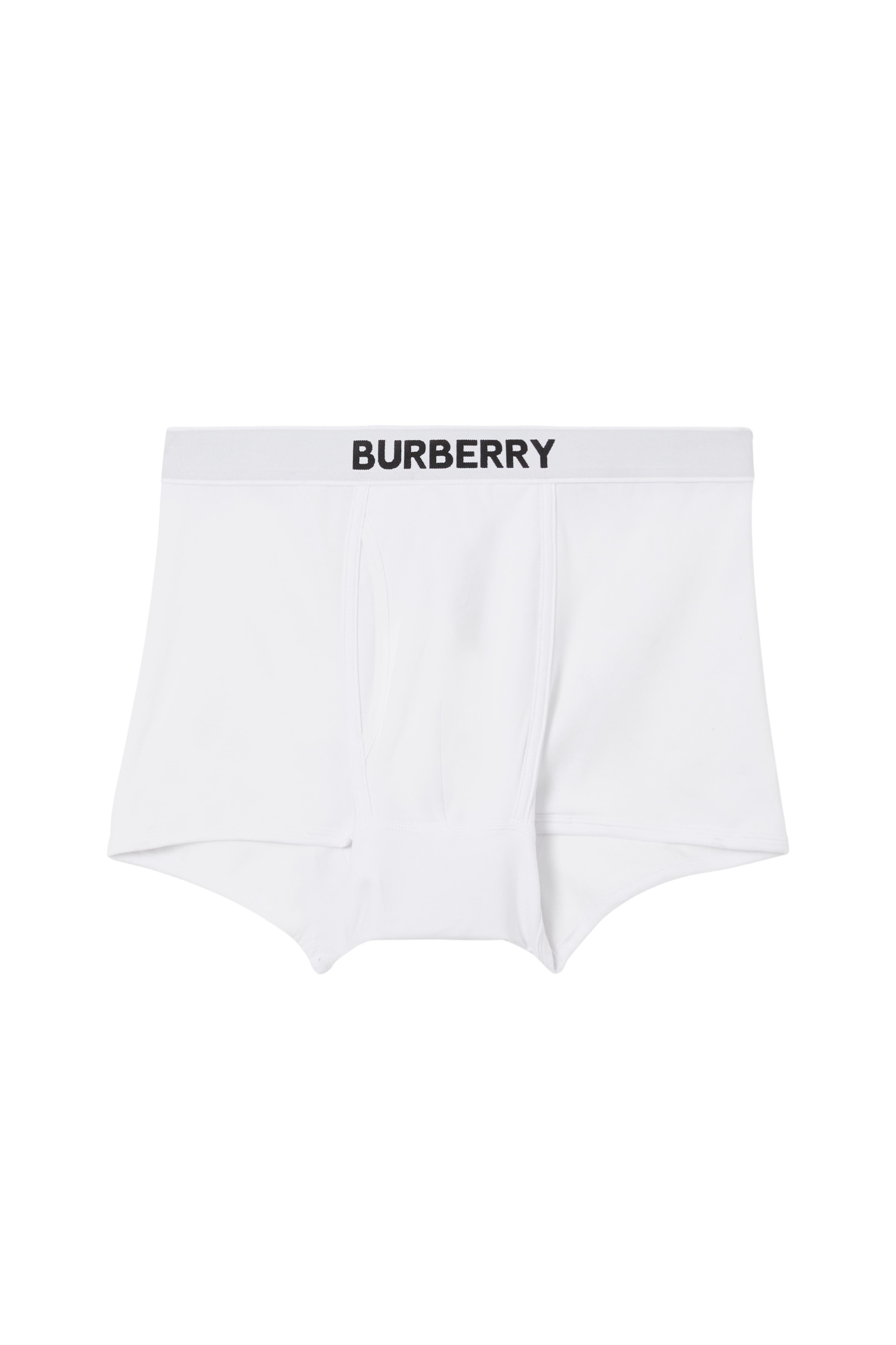 burberry Cotton Boxer Shorts in White at Nordstrom - 2