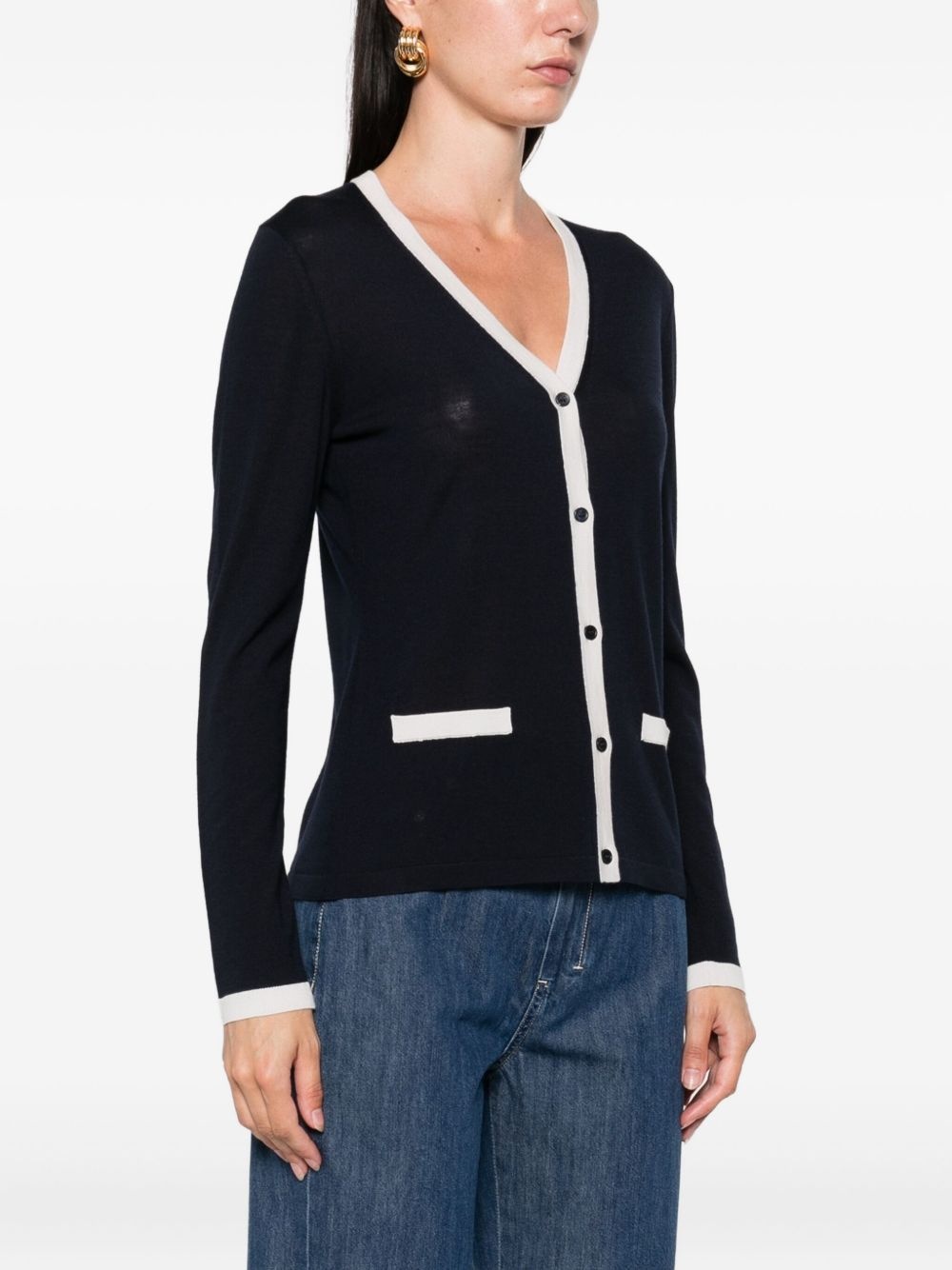 Kenya buttoned-up wool cardigan - 3