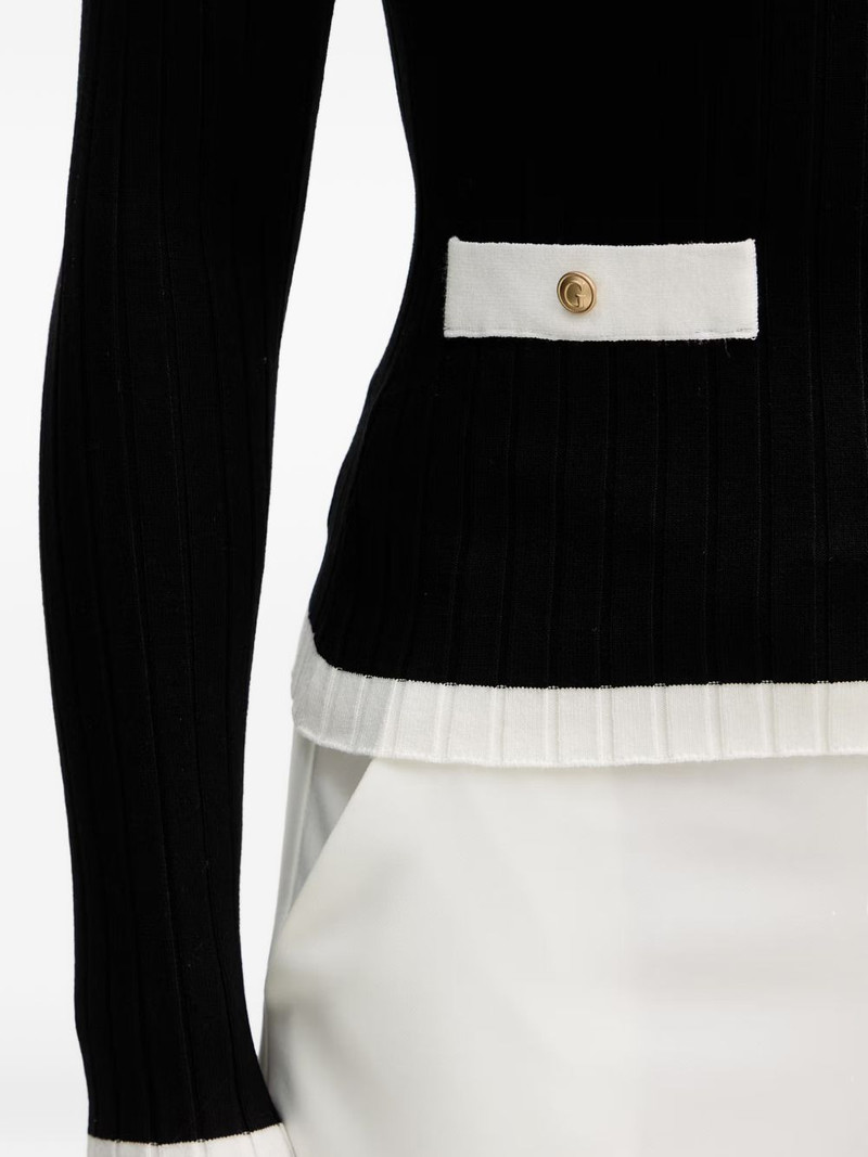 ribbed buttoned sweater 5
