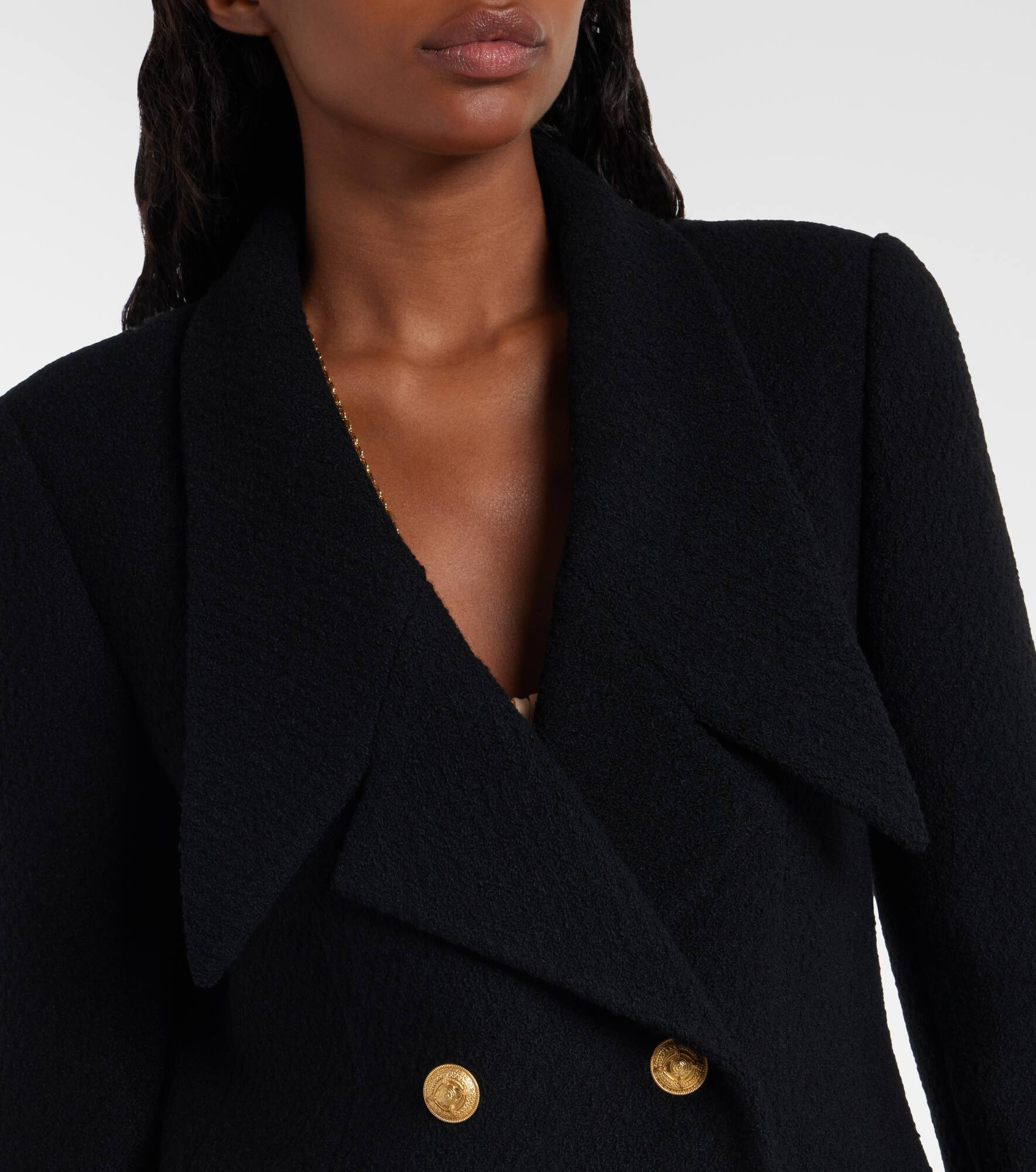 Wool-blend bouclé jacket - 4