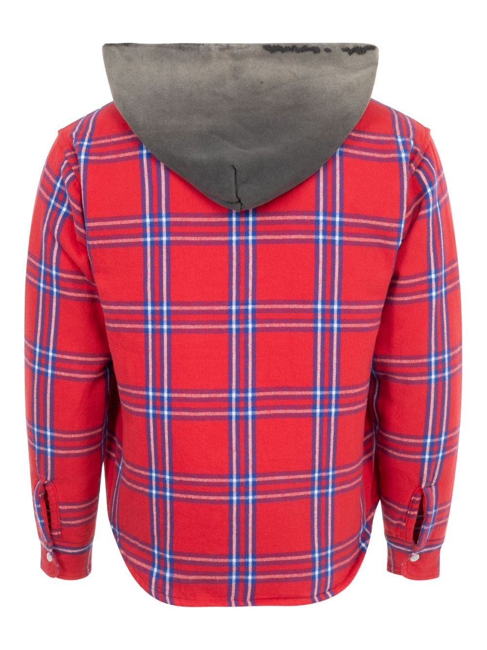checked shirt jacket - 2