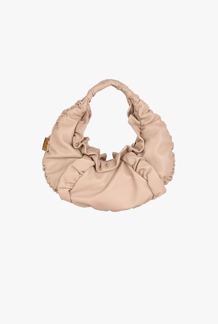 Beige leather Parachute bag - 3