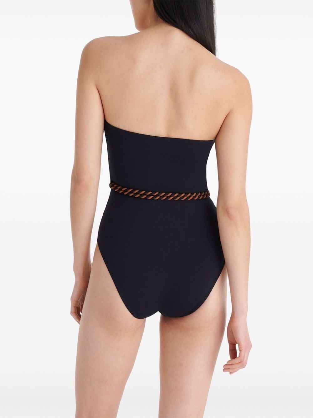 Majorette tie-waist bustier swimsuit - 5