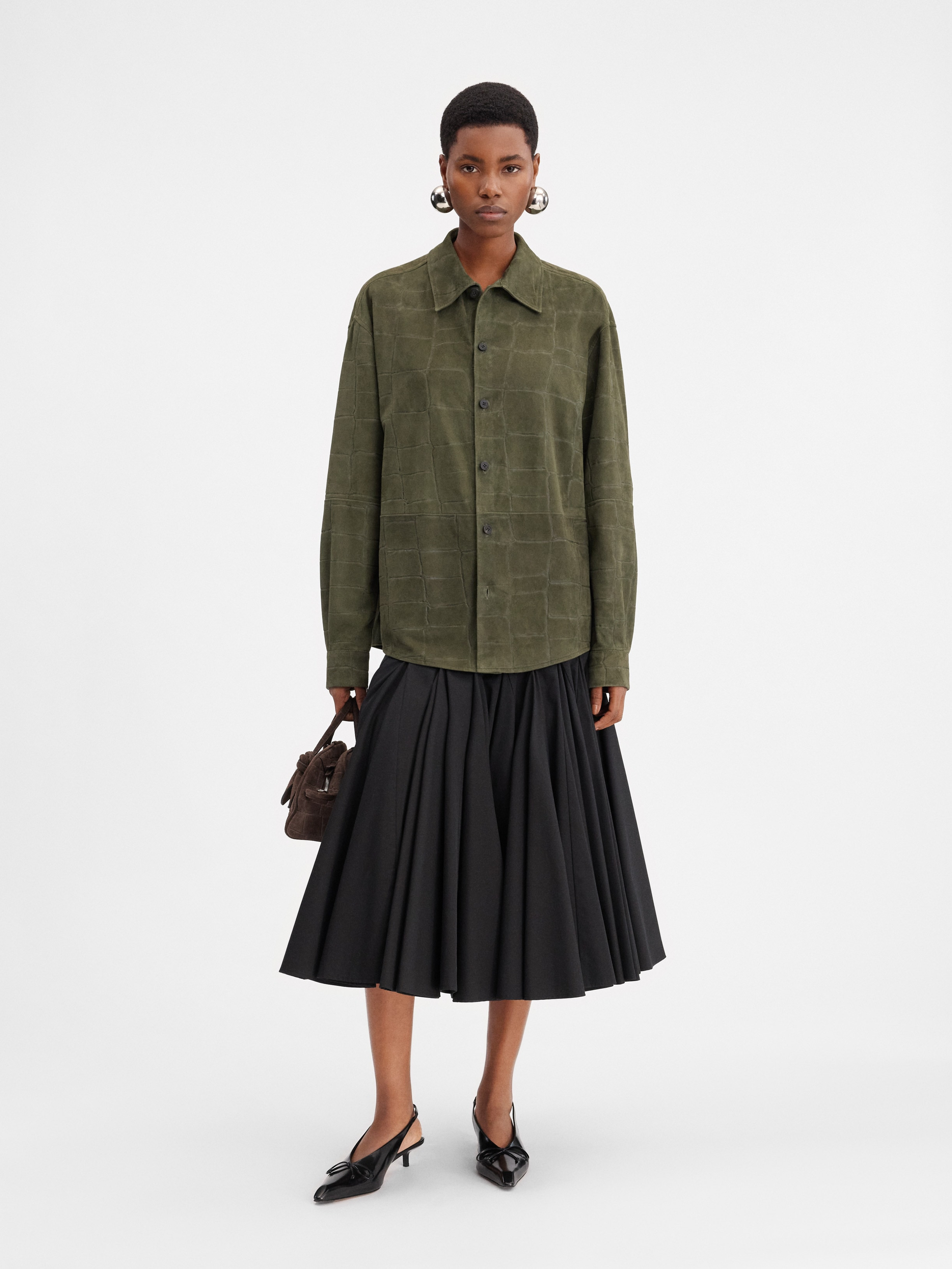 The Croco leather shirt - 2