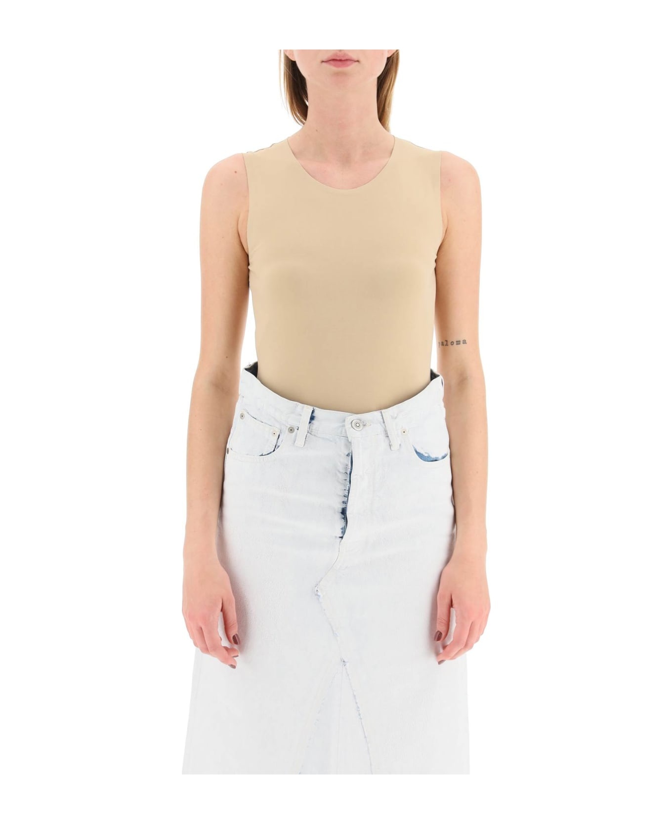 Stretch Viscose Bodysuit - 2