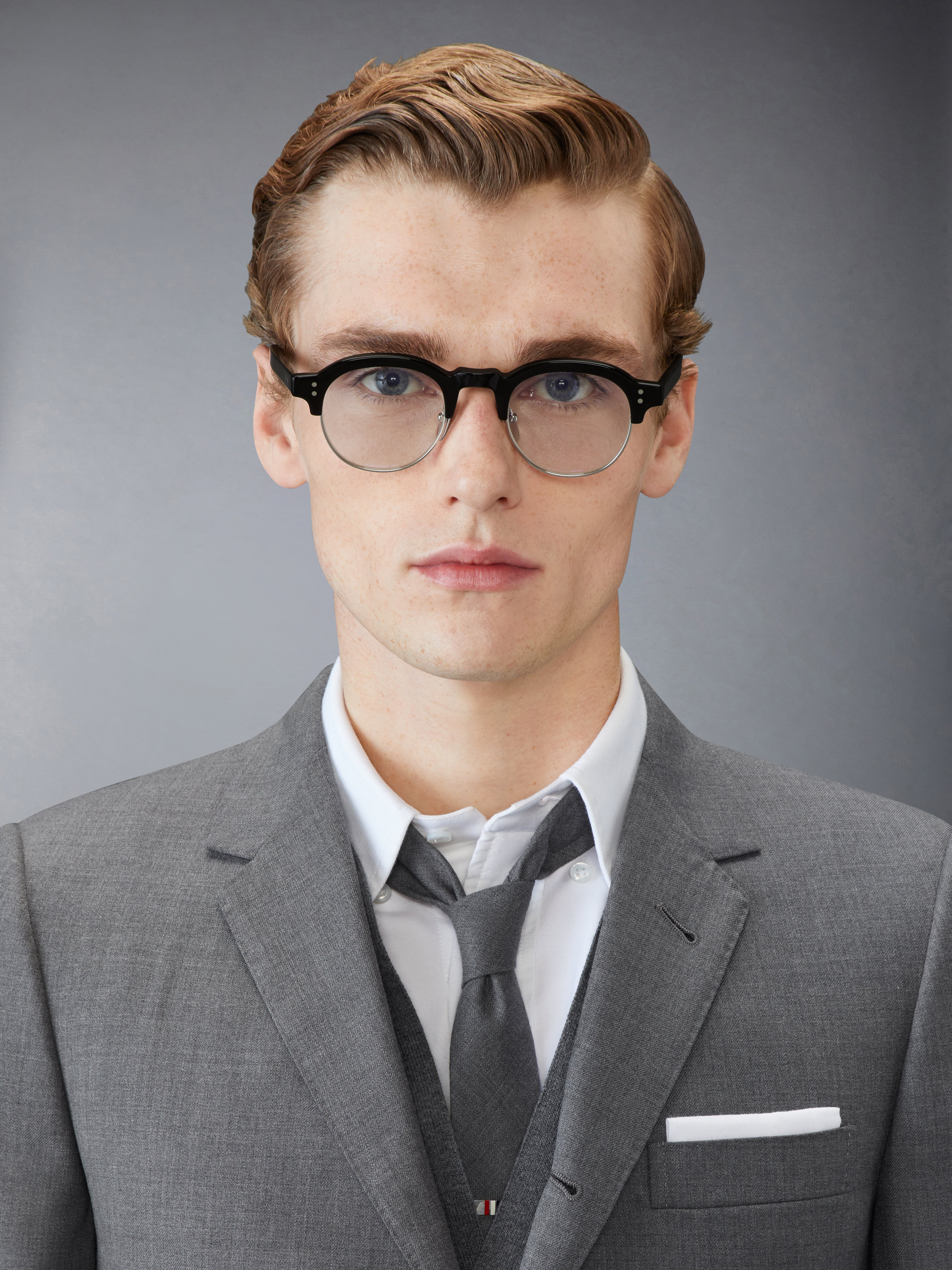 Acetate And Titanium Oval Eyeglasses - 2