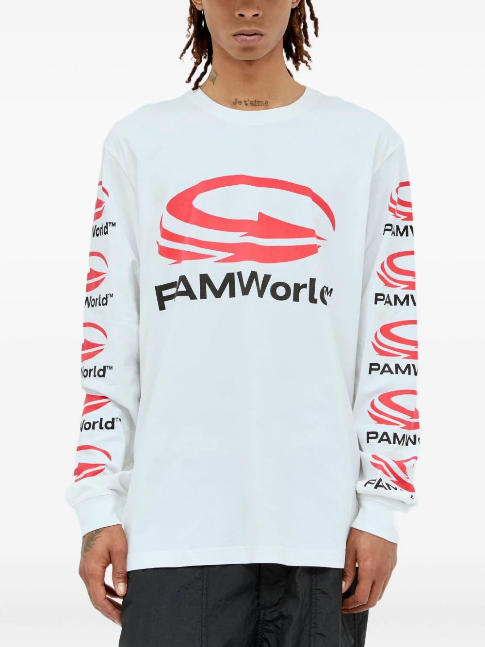 graphic-print long-sleeve T-shirt - 1