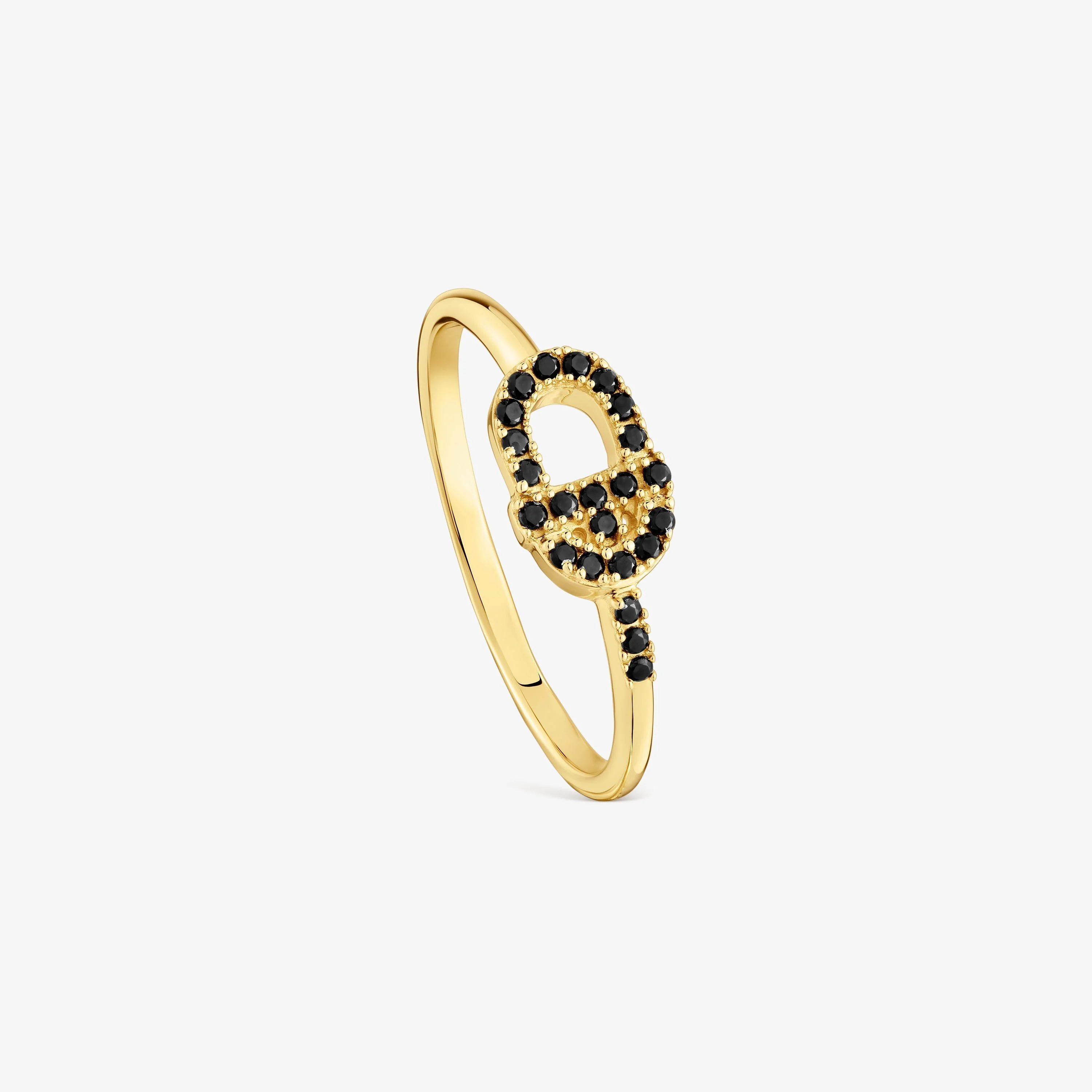 Small 18K solid gold Ring with spinels TOUS MANIFESTO - 1