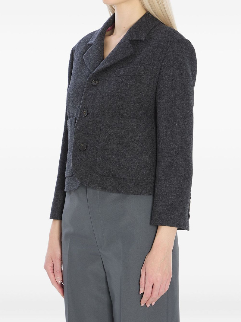 GUCCI patch-pocket wool jacket outlook