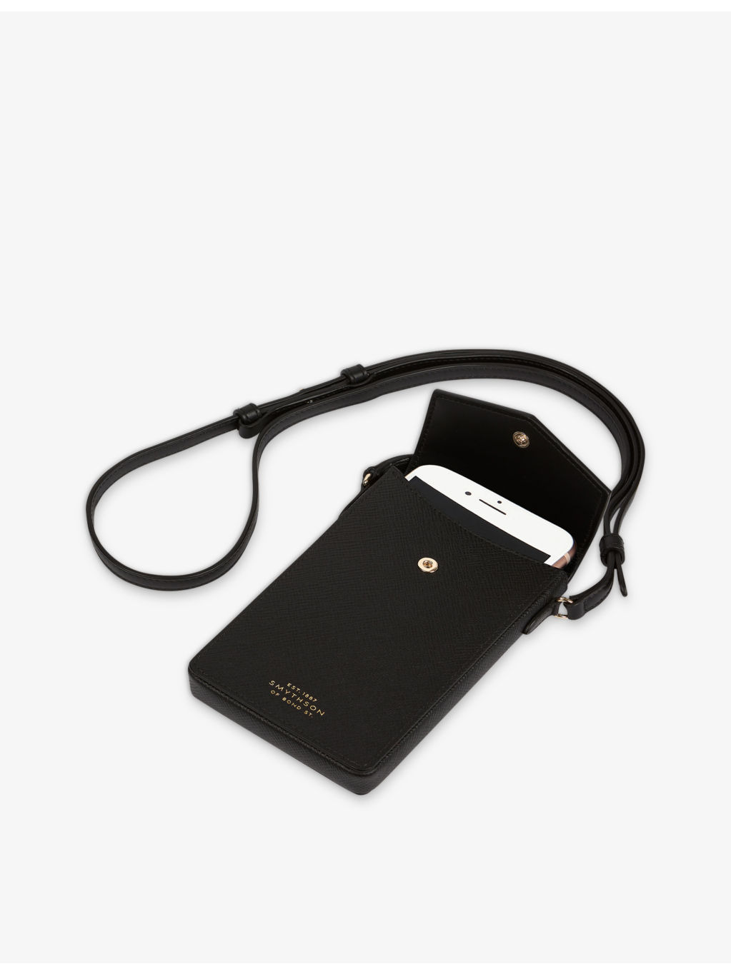 Envelope leather cross-body phone case pouch - 2