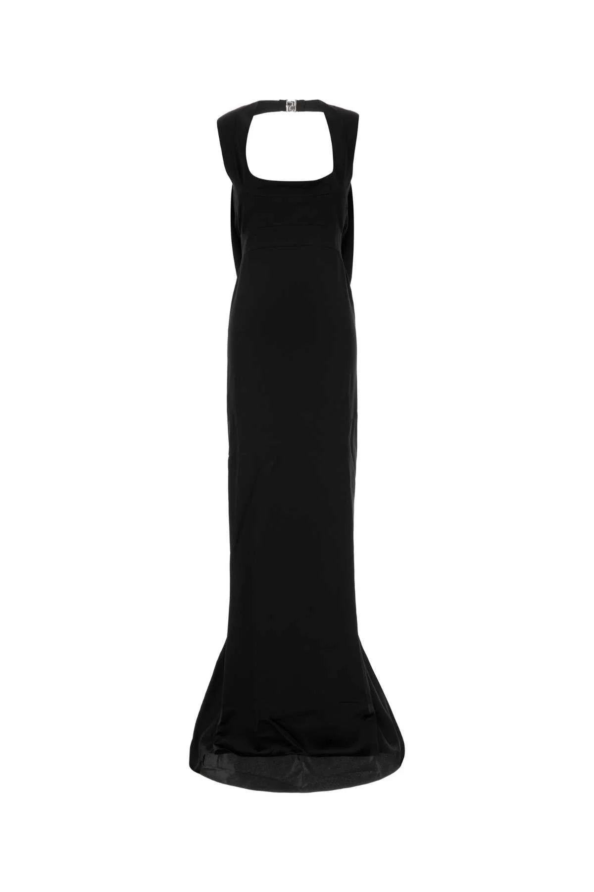 Dsquared Women Black Satin Long Dress - 1