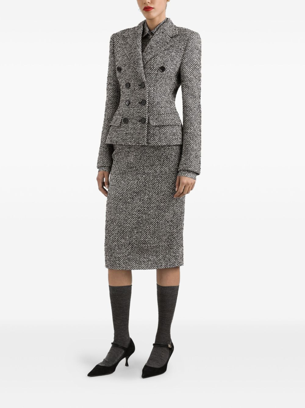 tweed blazer - 2
