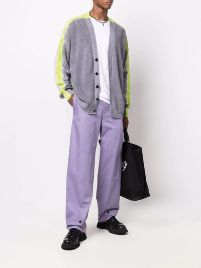 MSGM straight-leg utility trousers outlook