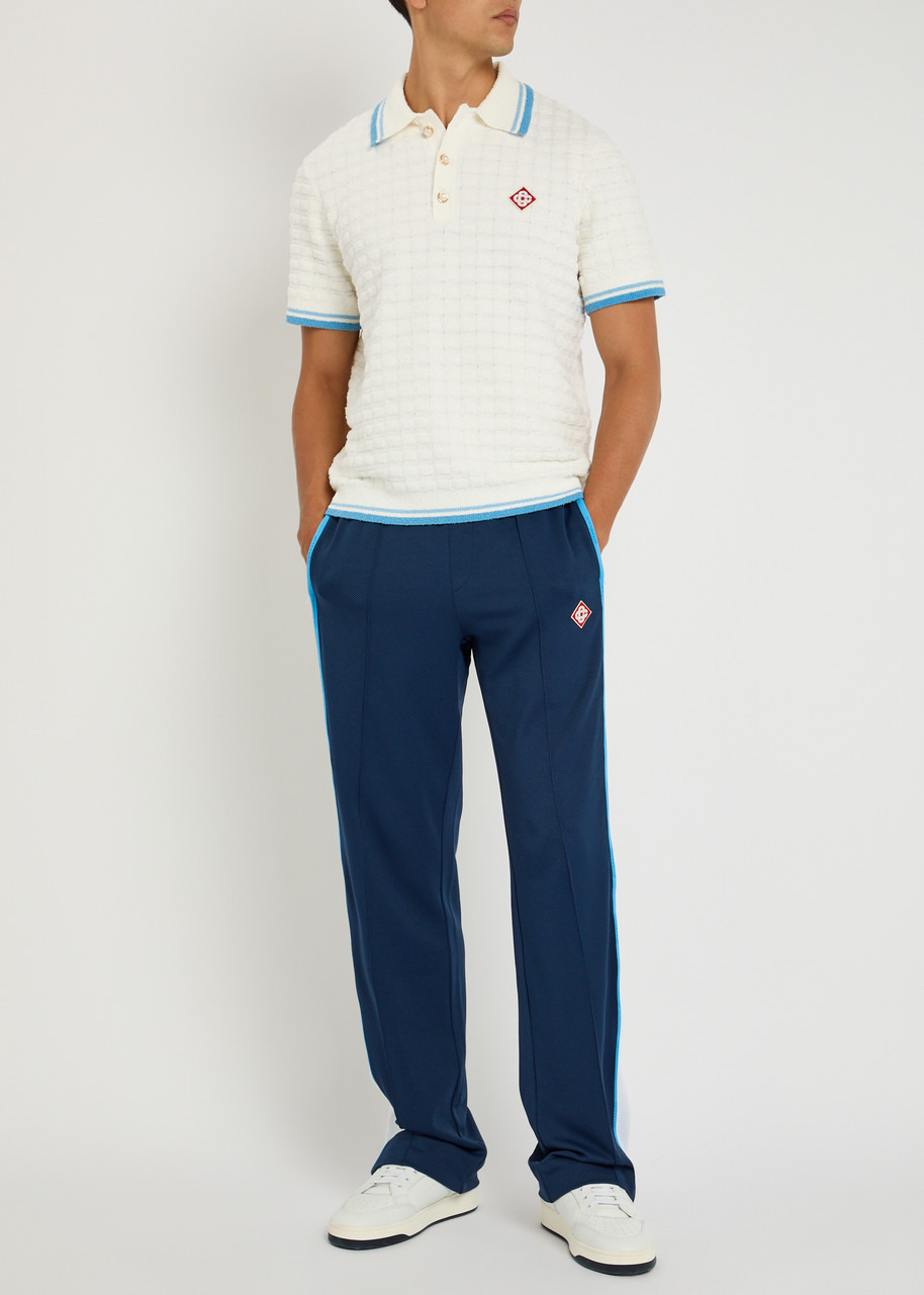 Casablanca Boucle Logo Terry Polo Shirt - 4