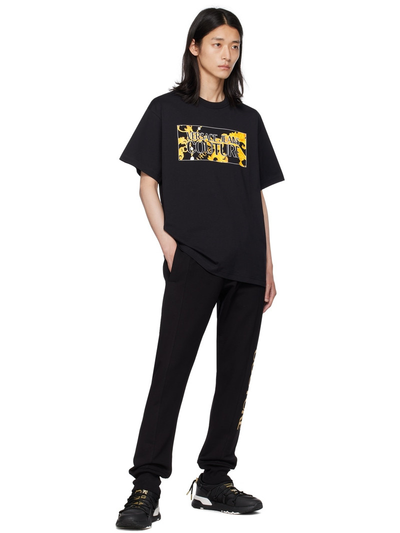 VERSACE JEANS COUTURE Black Chain T-Shirt outlook