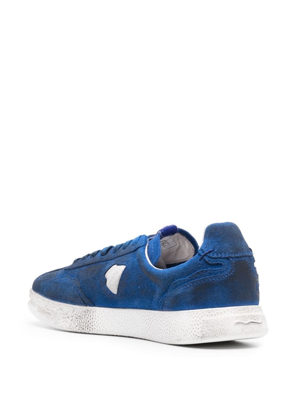 Raff logo-embroidered suede sneakers - 3