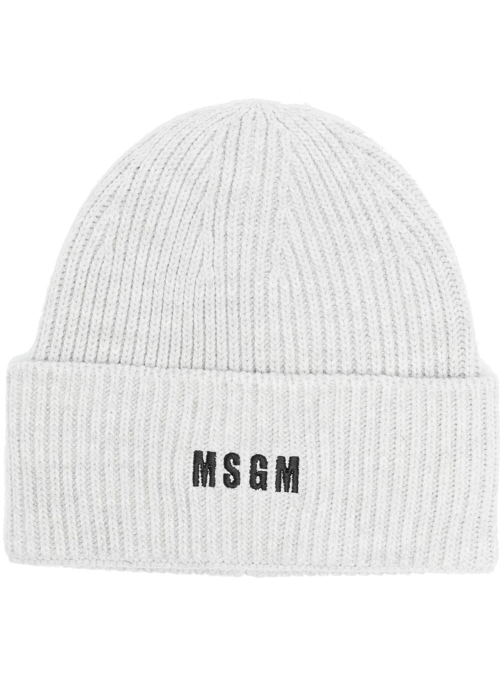 embroidered-logo detail beanie - 1