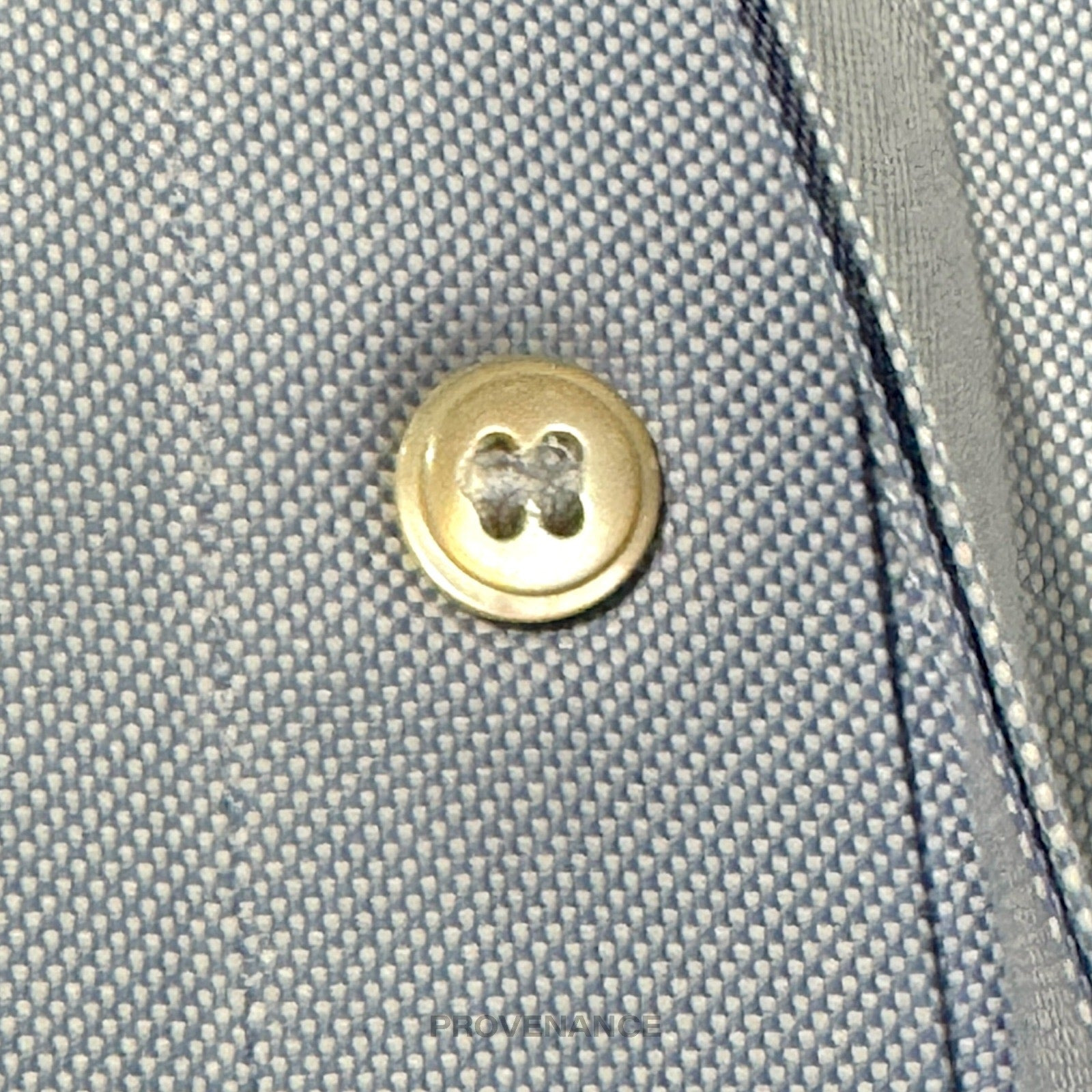 Balenciaga Monogram Woven Shirt - Powder Blue S - 7