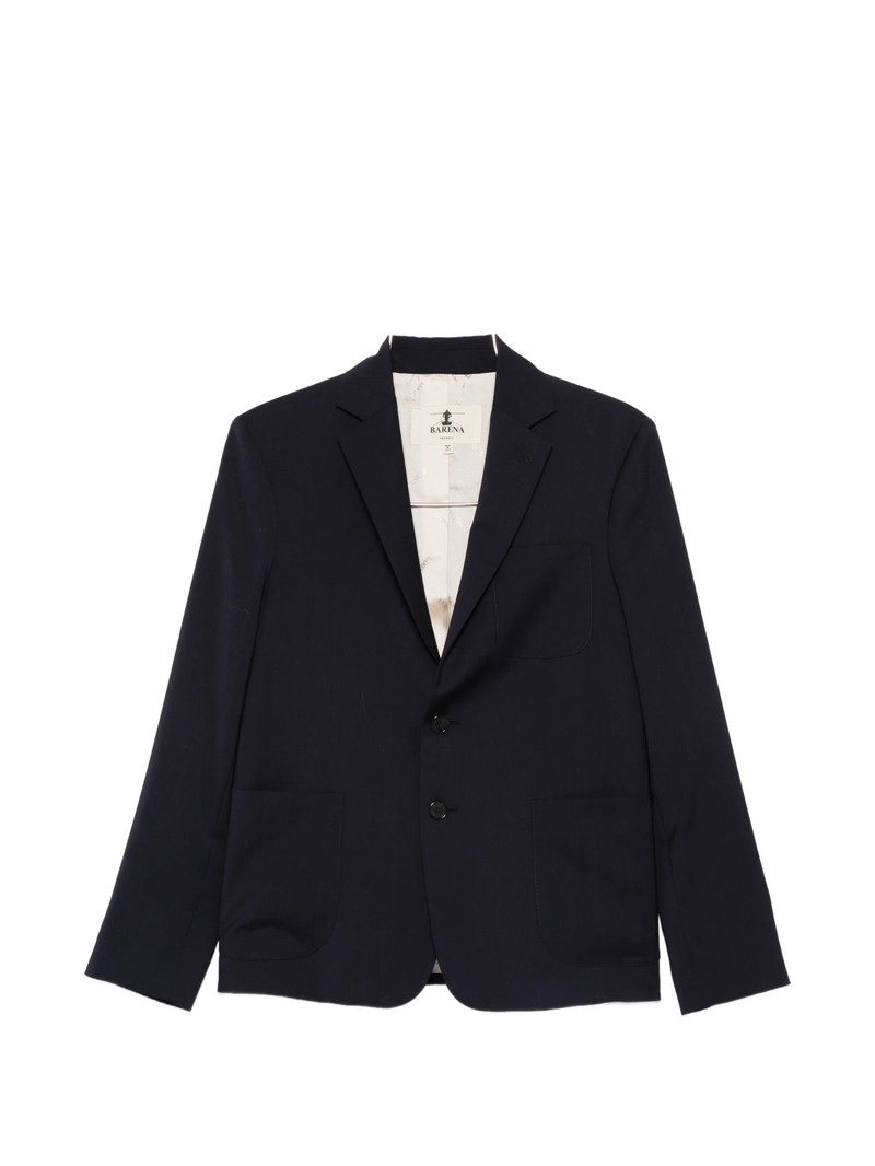Barena Pocket Buttoned Blazer 1