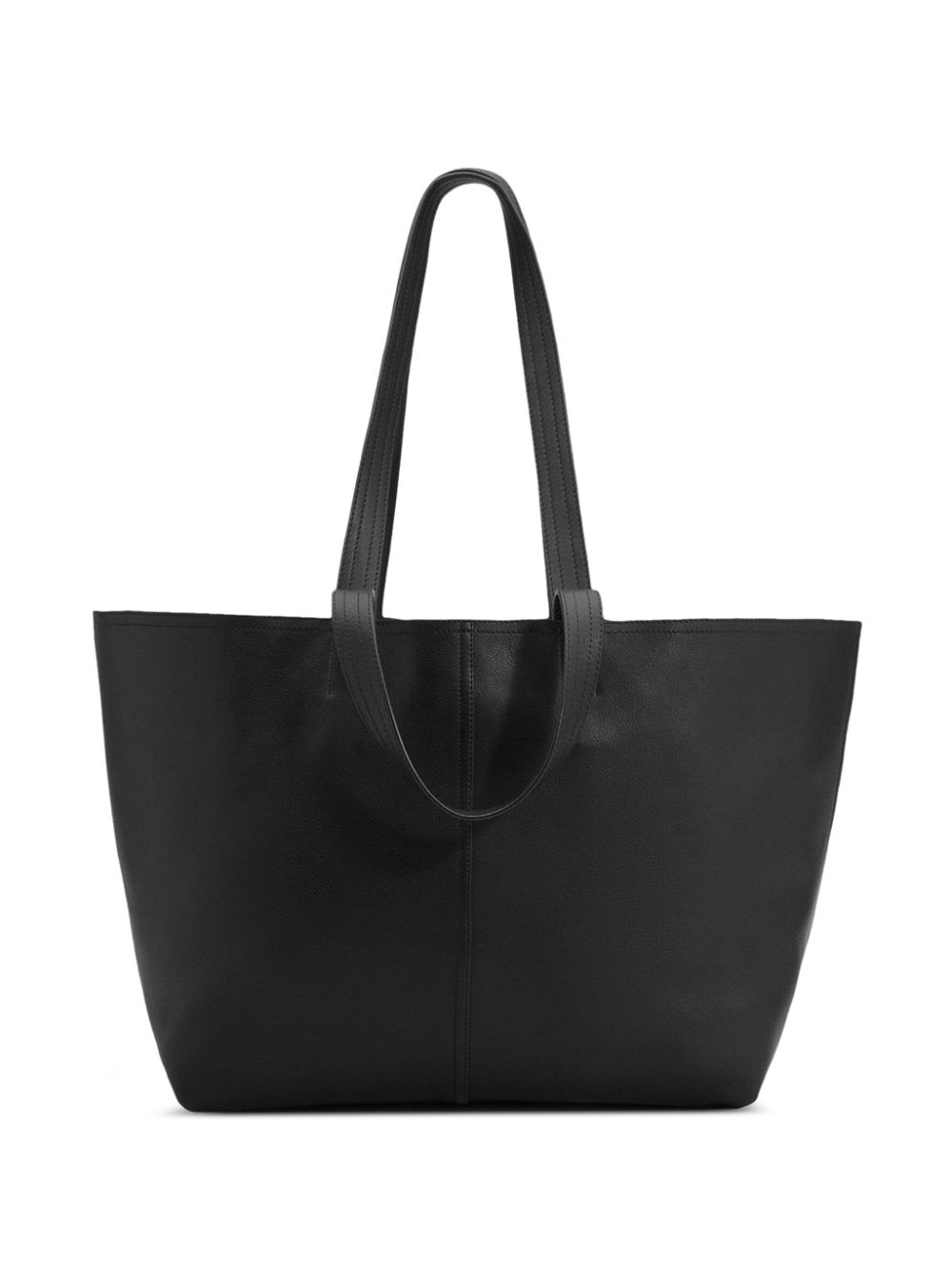 midi leather tote bag - 4