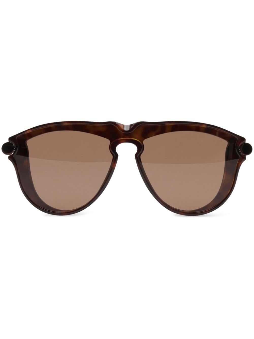 Tubular pilot-frame sunglasses - 1