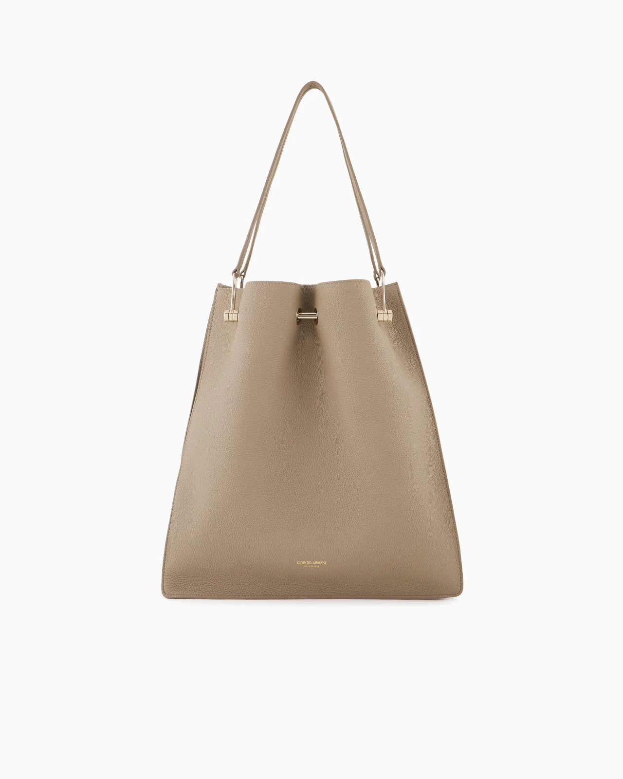 MEDIUM SHOPPER BAG IN PEBBLED LEATHER - 1