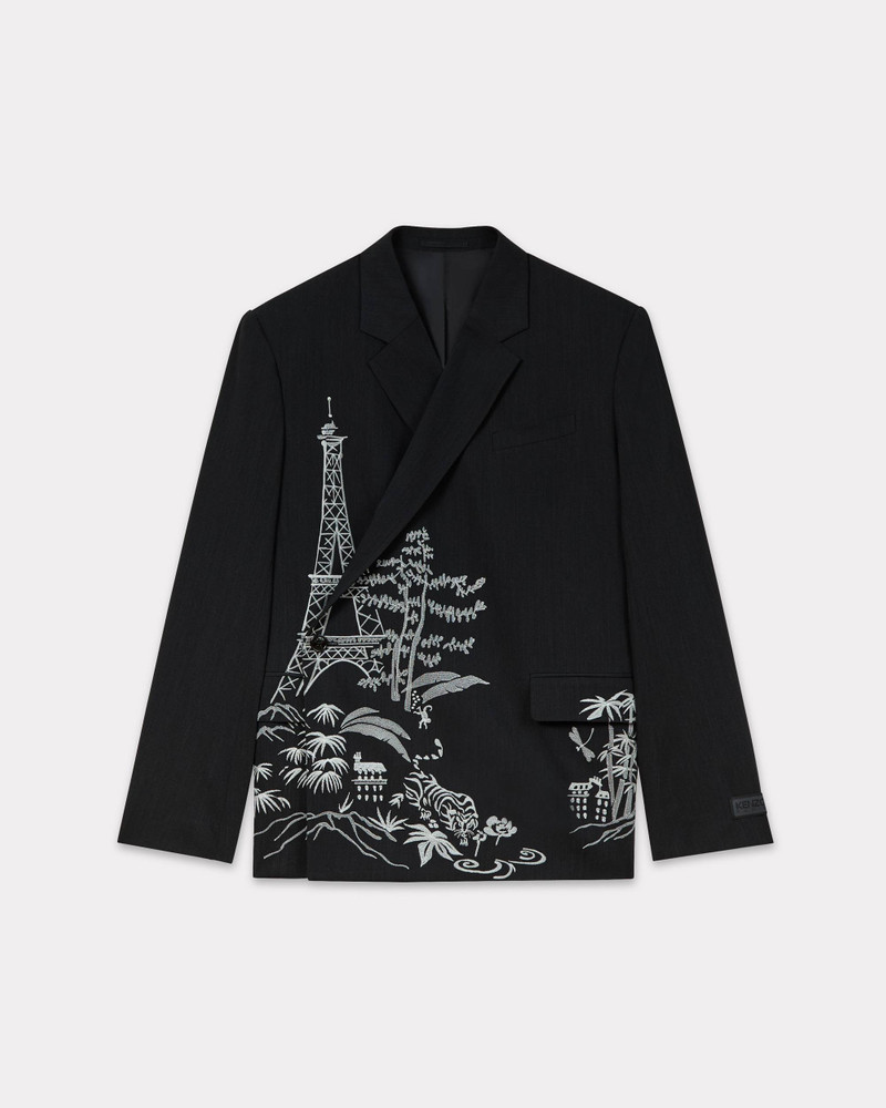 'KENZO Paris Jungle' embroidered tailored kimono jacket 1
