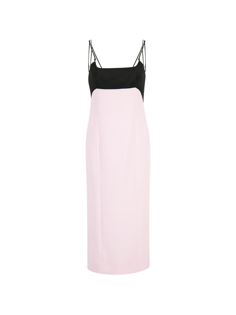 two-tone spaghetti-strap dress 1