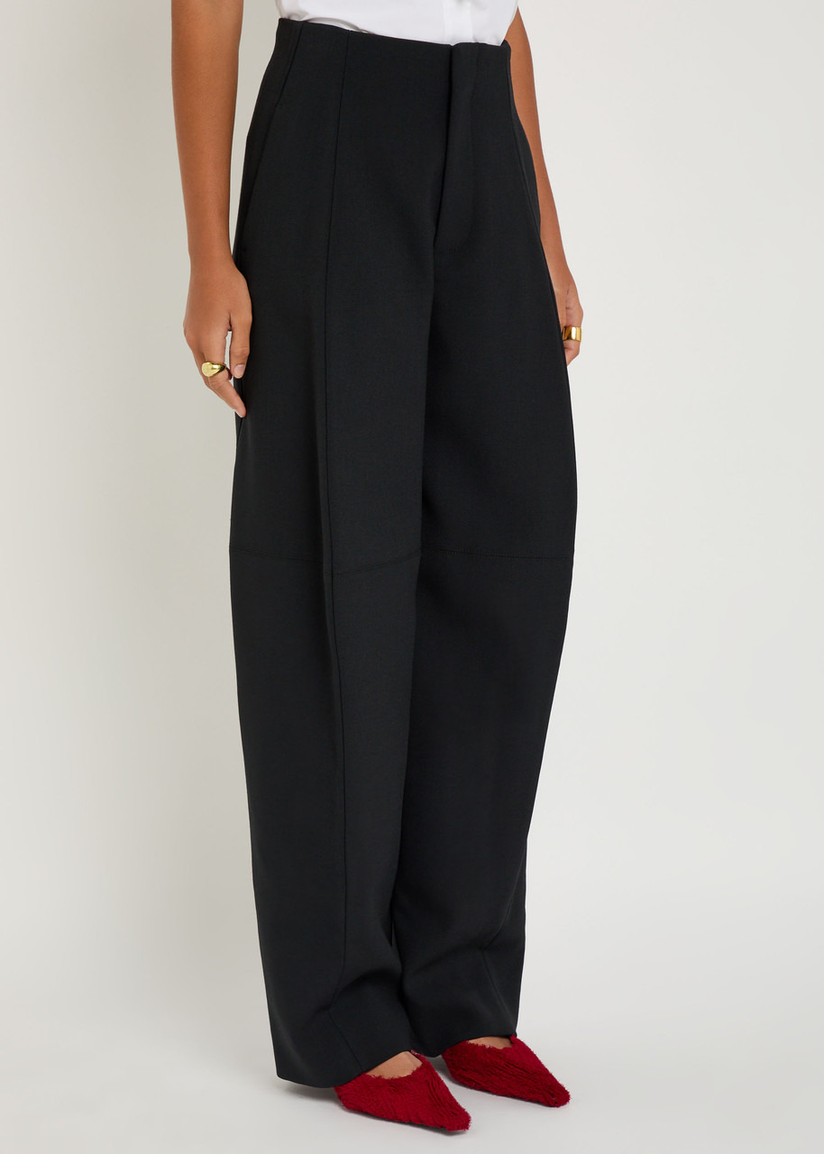 Victoria Beckham Panelled Barrel-leg Trousers - 2