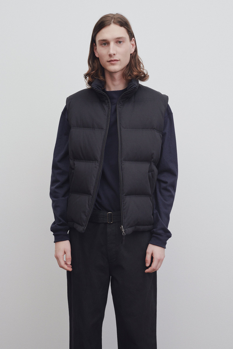 Gettler Vest in Cotton and Cashmere 3