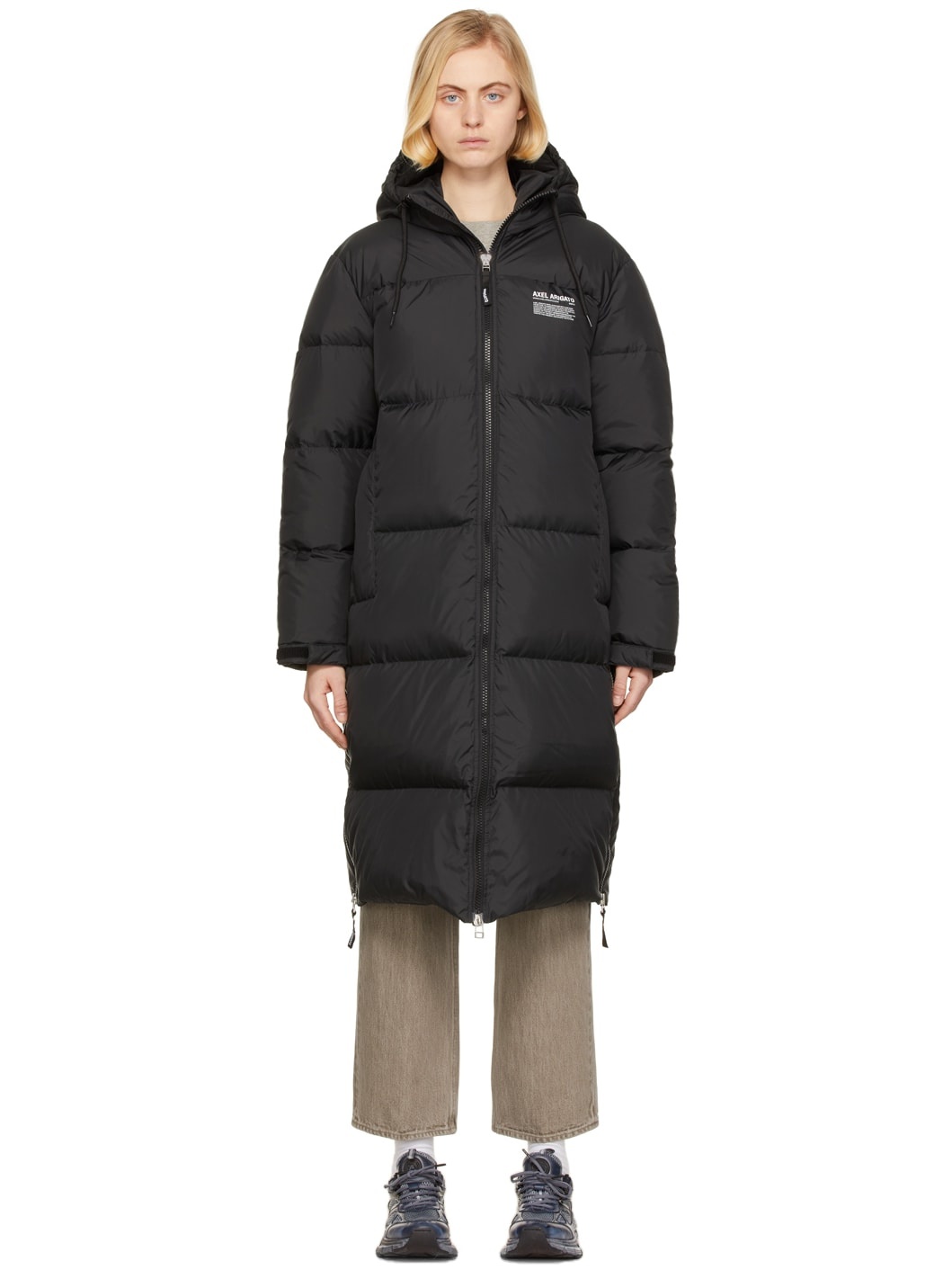 Black Down Puffer Alborz Jacket - 1